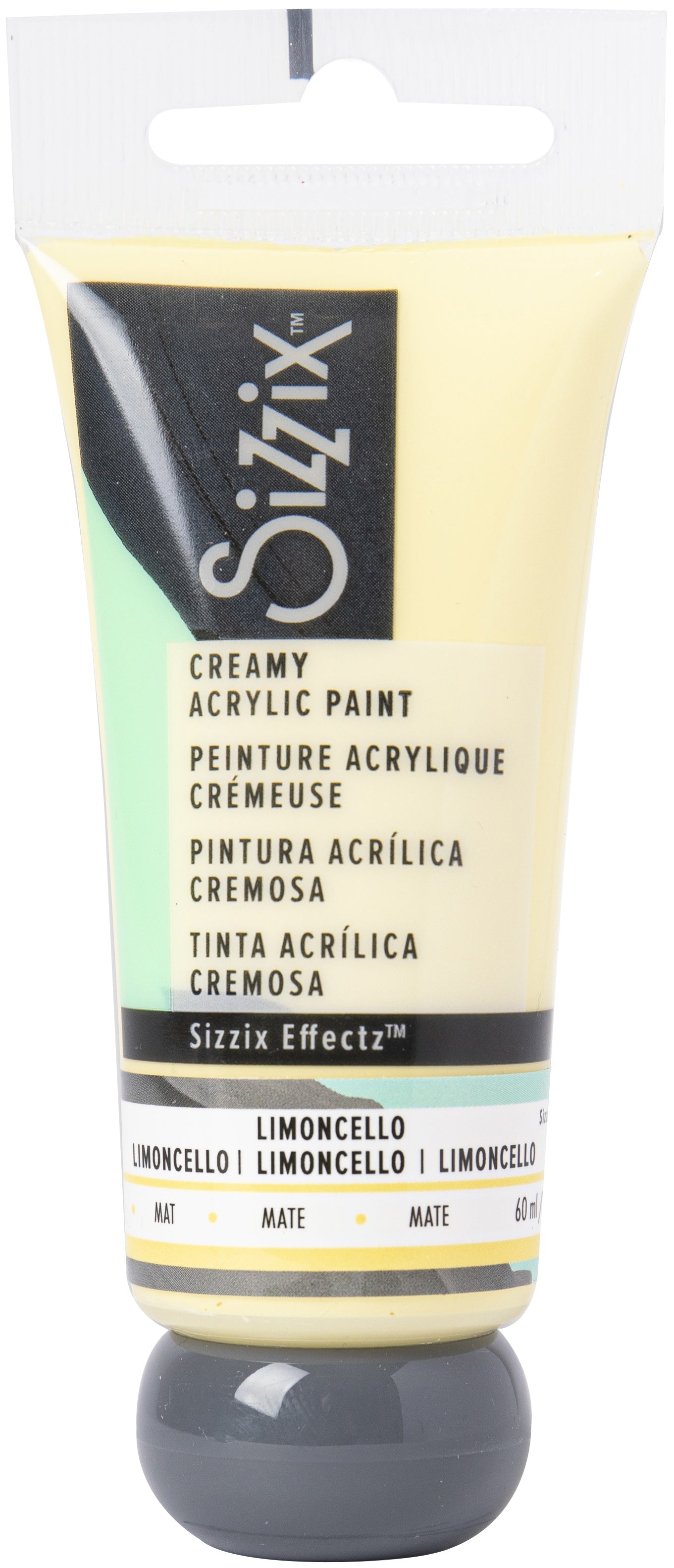 Sizzix Effectz Creamy Matte Acrylic Paint 60ml Limoncello