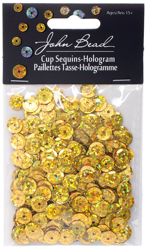 Round Sequins 8mm 850/Pkg Gold