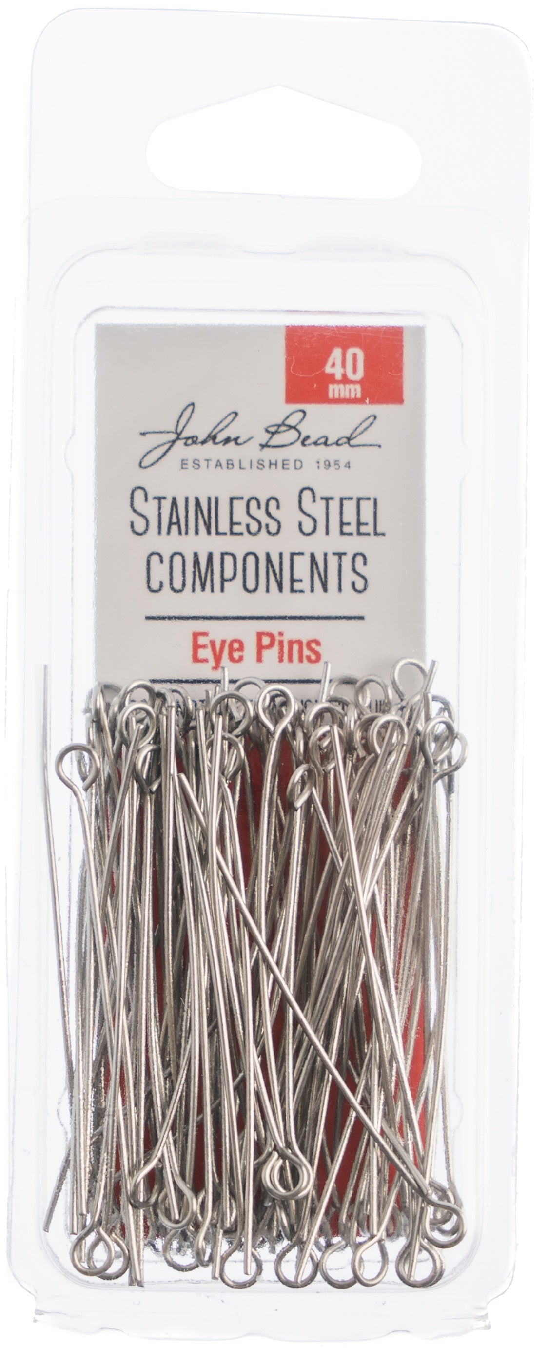 Stainless Steel Eye Pins 100/Pkg 40mm