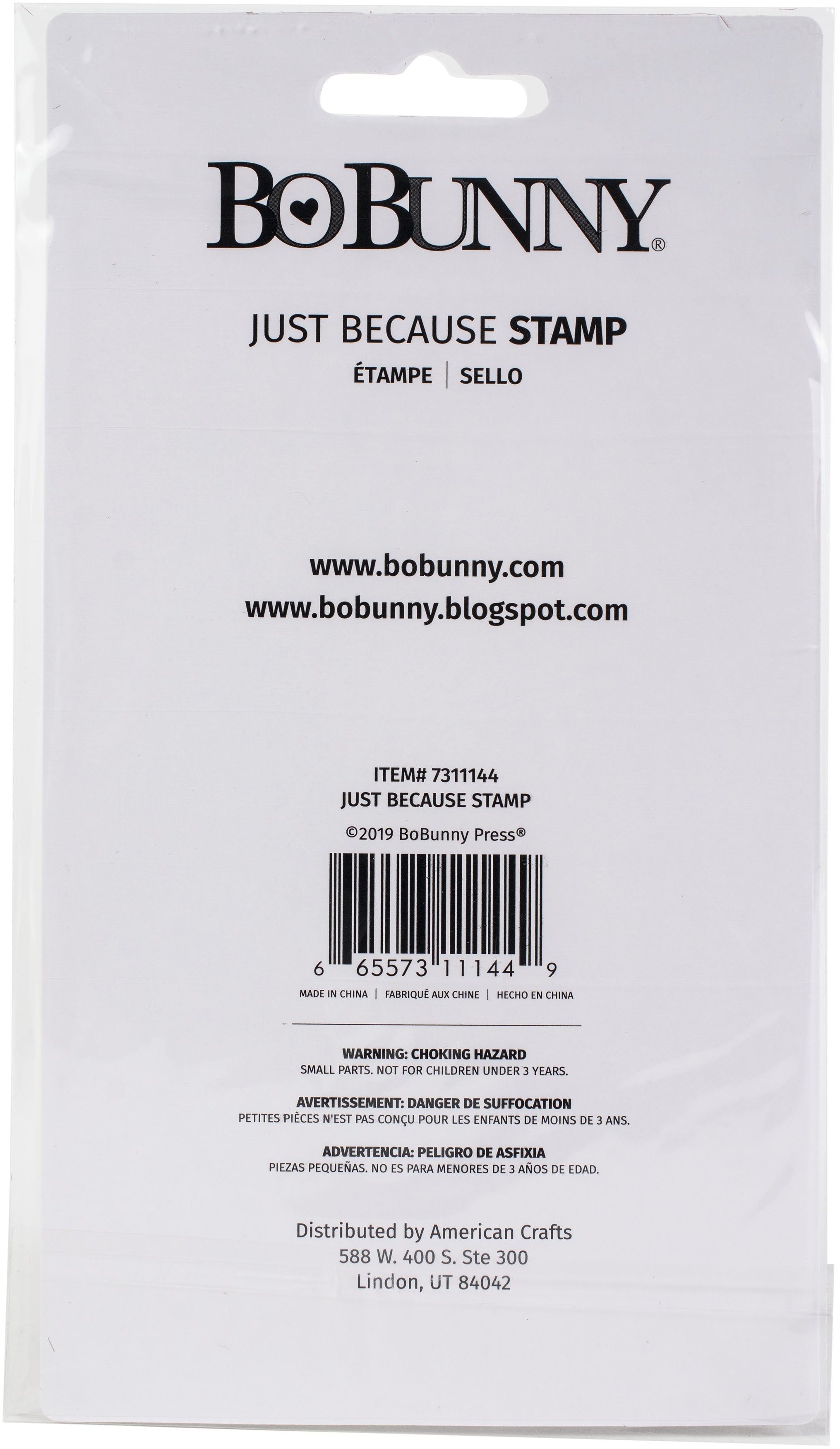 BoBunny Clear Stamps 4"X6" Just Because
