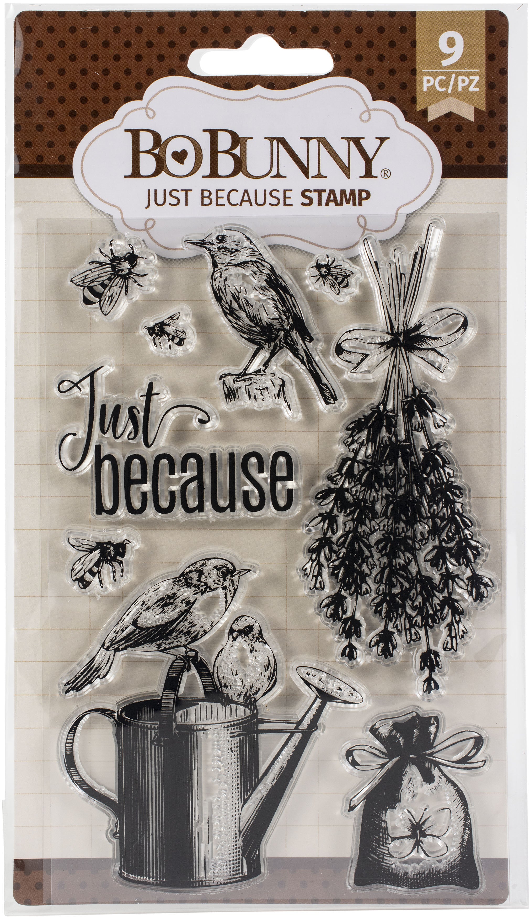 BoBunny Clear Stamps 4"X6" Just Because
