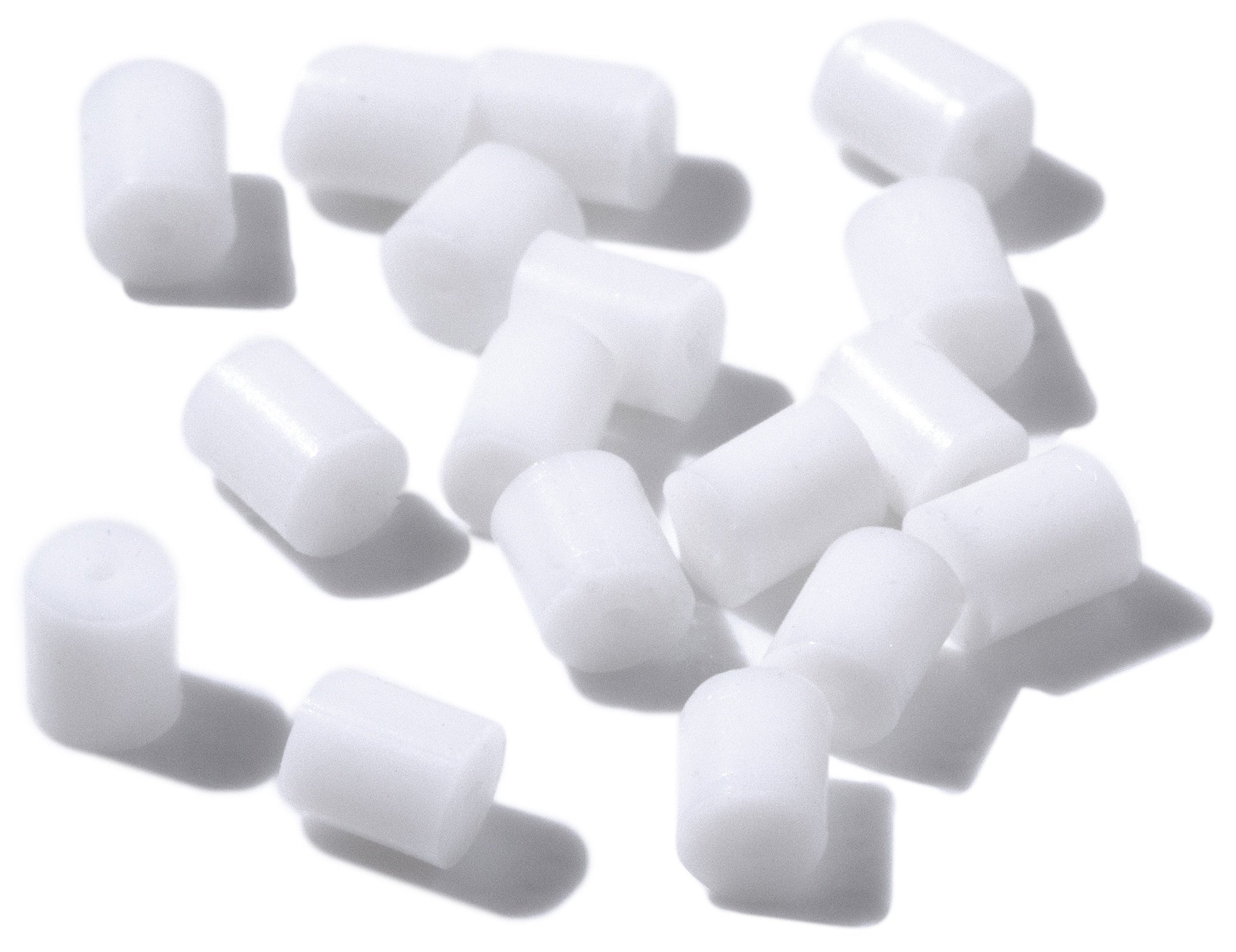 French Wire Rubber Earring Backs 18/Pkg White