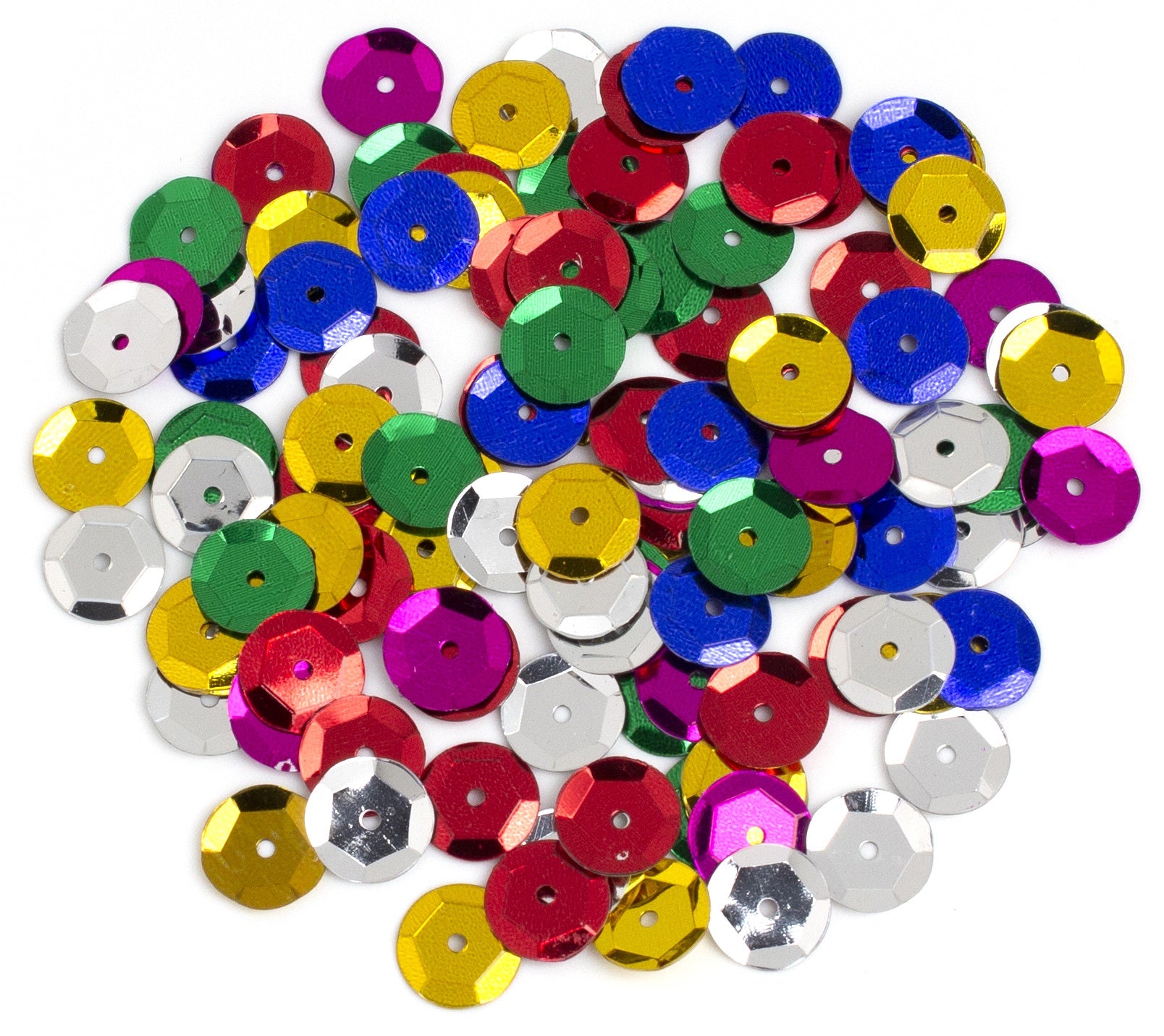 Cupped Sequins  Multi, 10mm 120/Pkg
