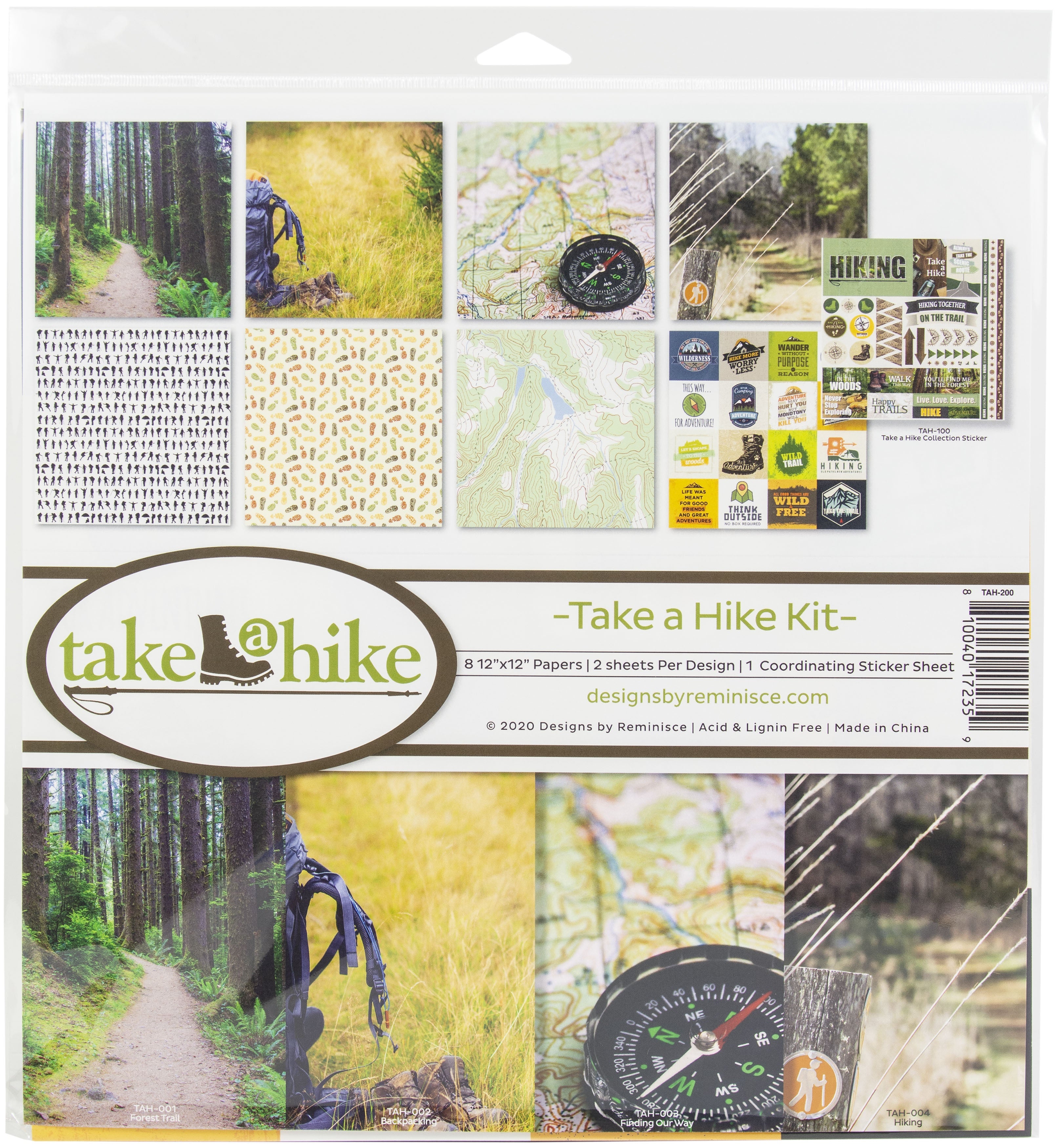 Reminisce Collection Kit 12"X12" Take A Hike