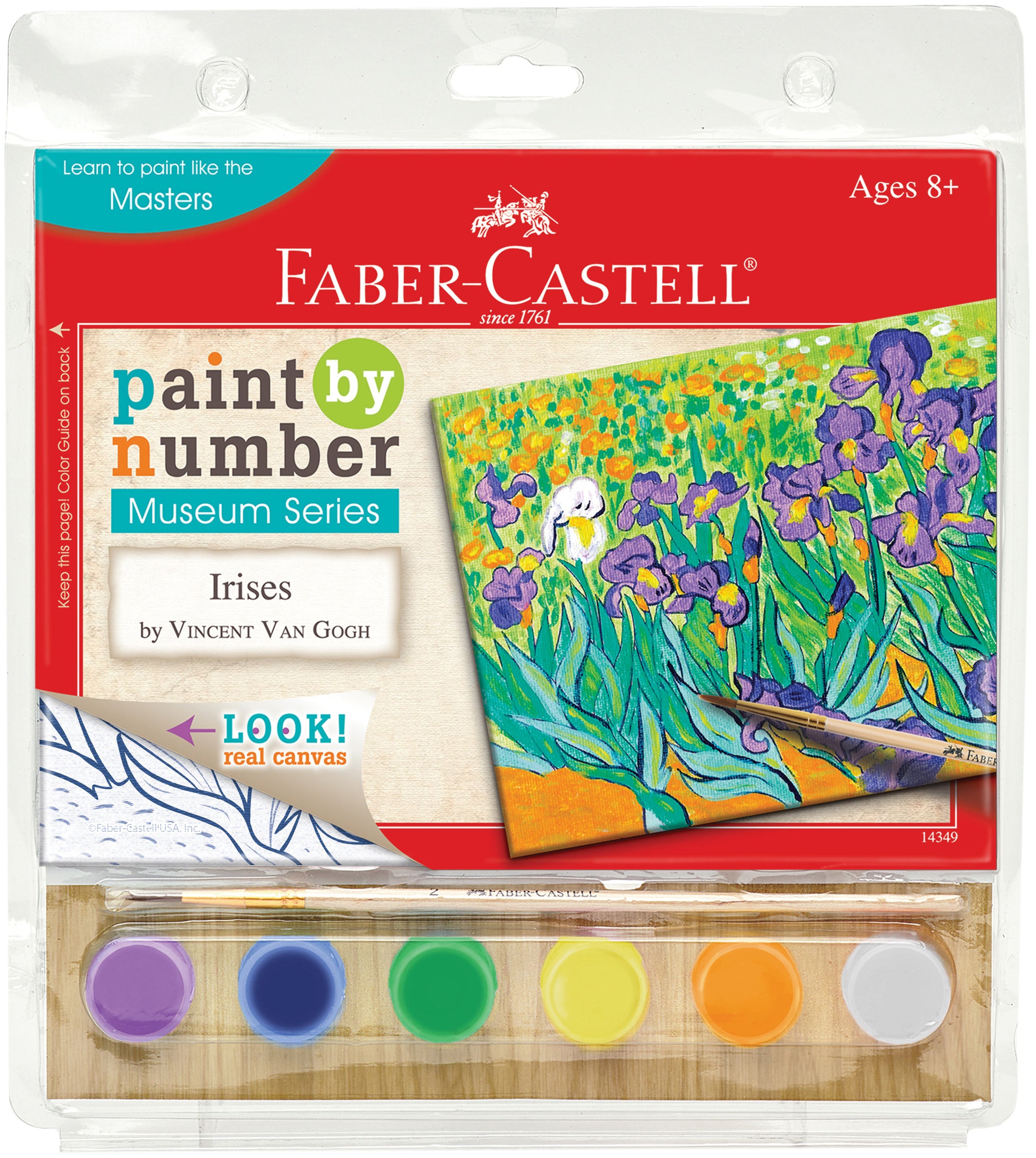 Museum Series Paint By Number Kit 6"X8"-Irises