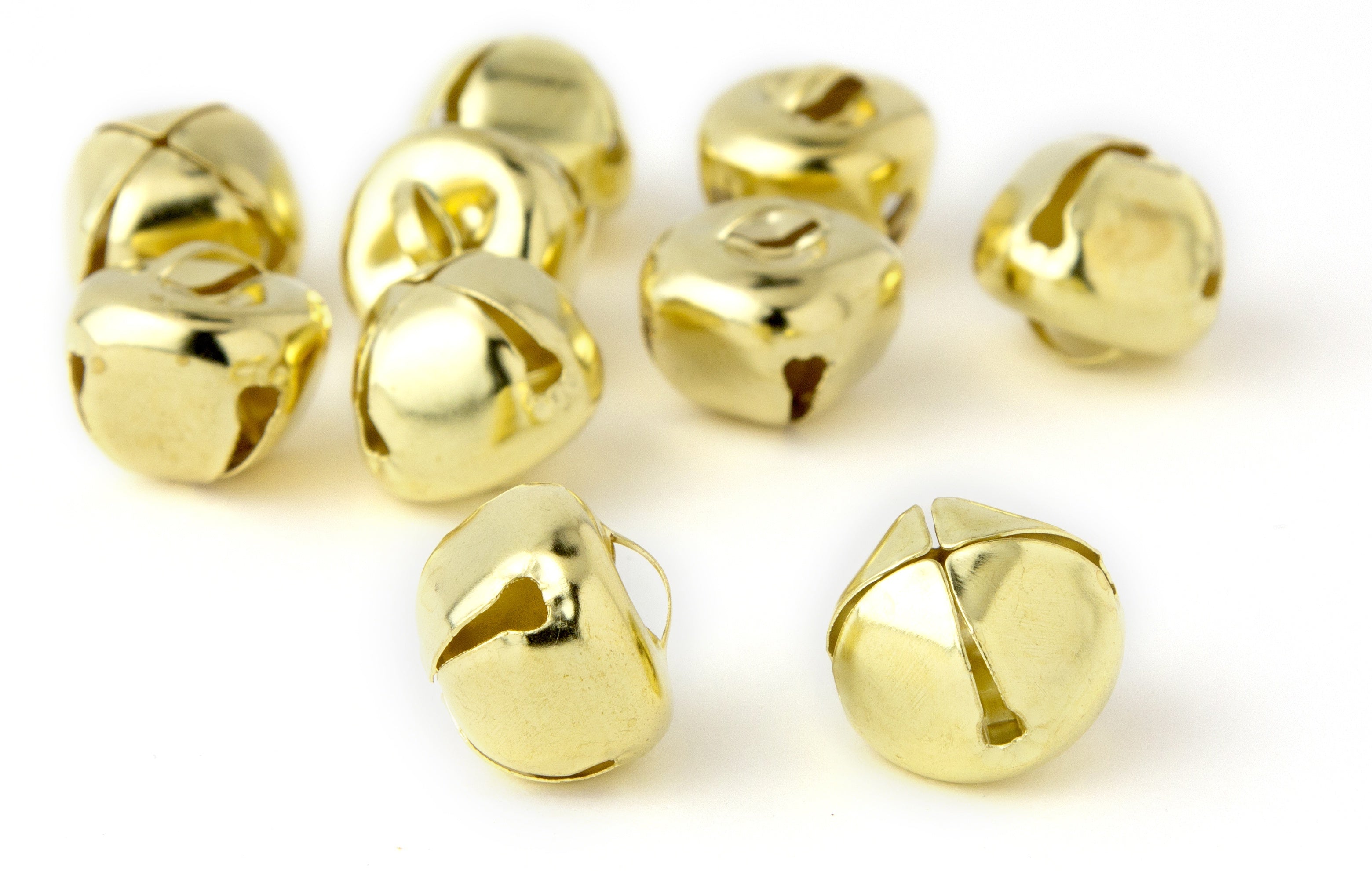 Jingle Bells .75" 10/Pkg Gold
