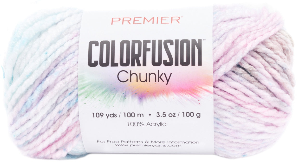 Premier Yarns Colorfusion Chunky Yarn Salt Water Taffy