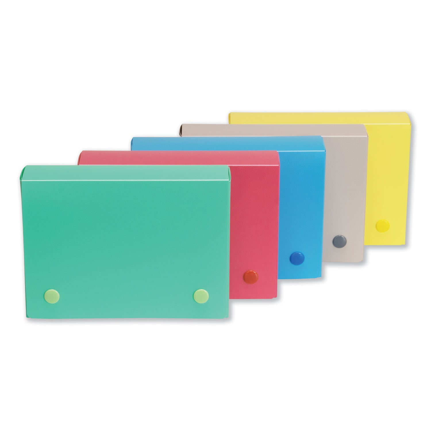 C-Line® Index Card Case, Holds 200 4 x 6 Cards, Polypropylene, Assorted