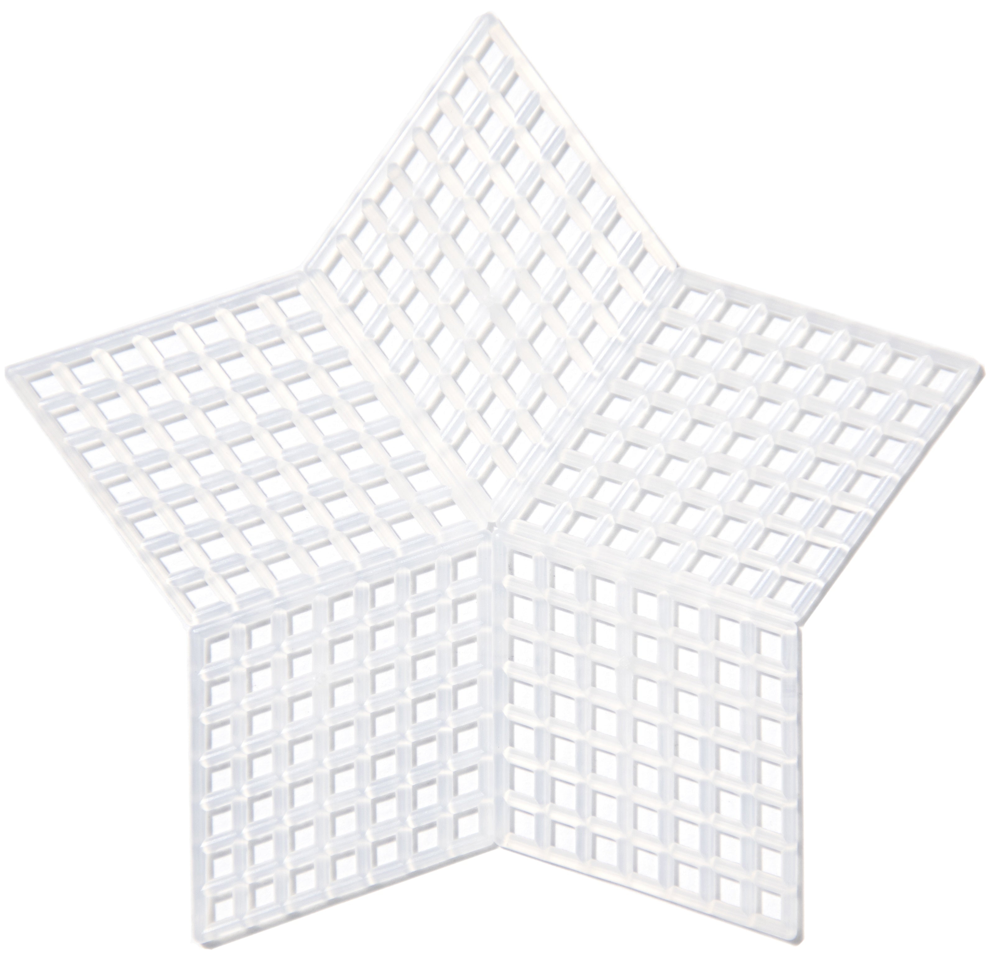 Cousin Plastic Canvas Shape 7 Count 3.25" 10/Pkg Stars Clear