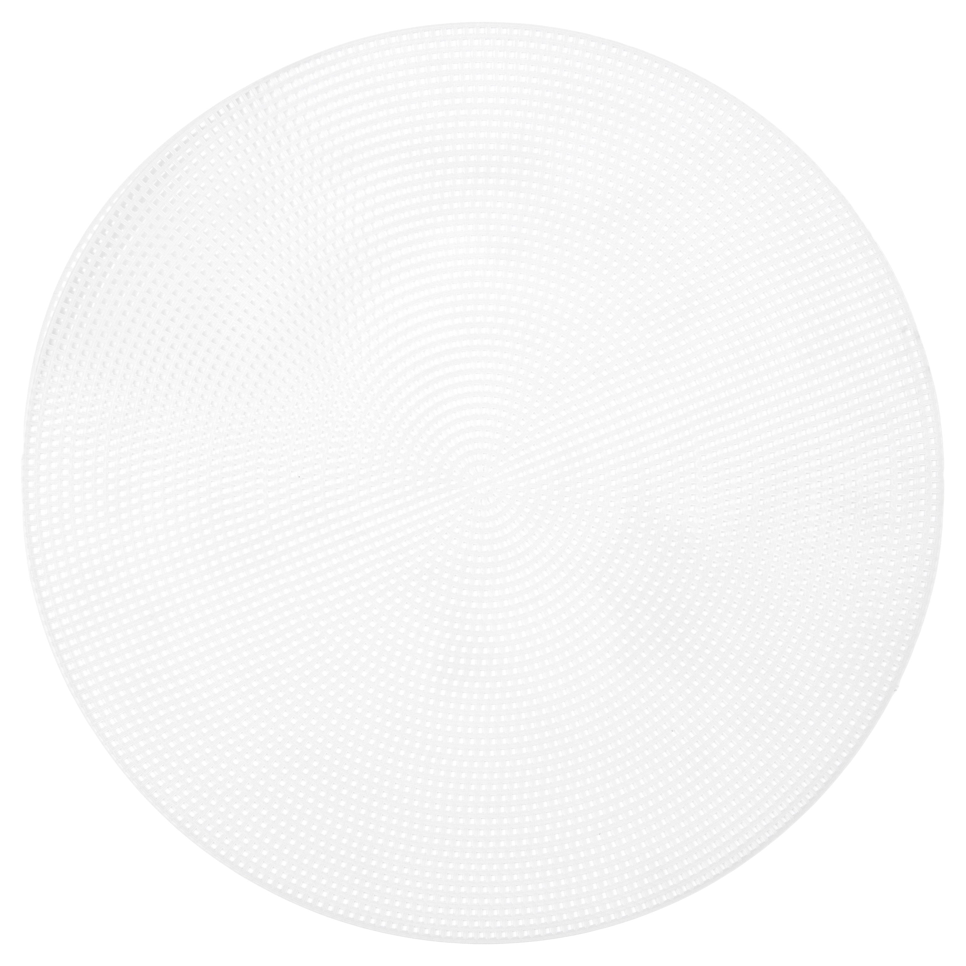 Cousin Plastic Canvas size 7 Count sold as one 12" Circle Clear