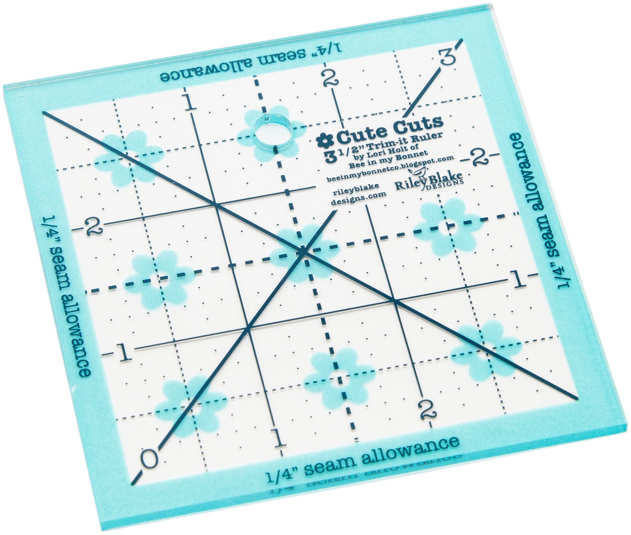 Riley Blake Trim It Square Ruler 3.5" 