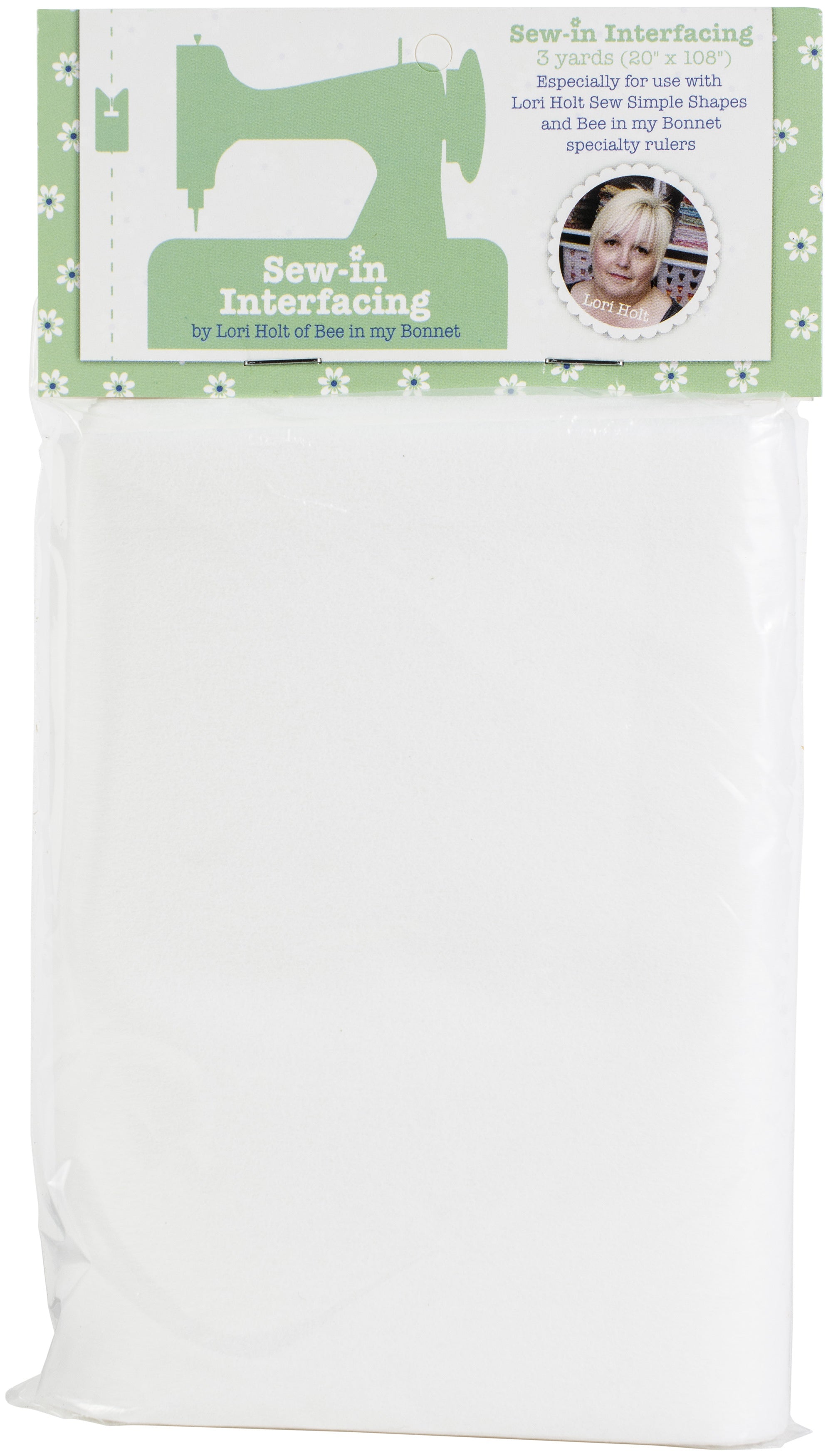 Riley Blake Sew-In Lightweight Interfacing  White 20"X108"