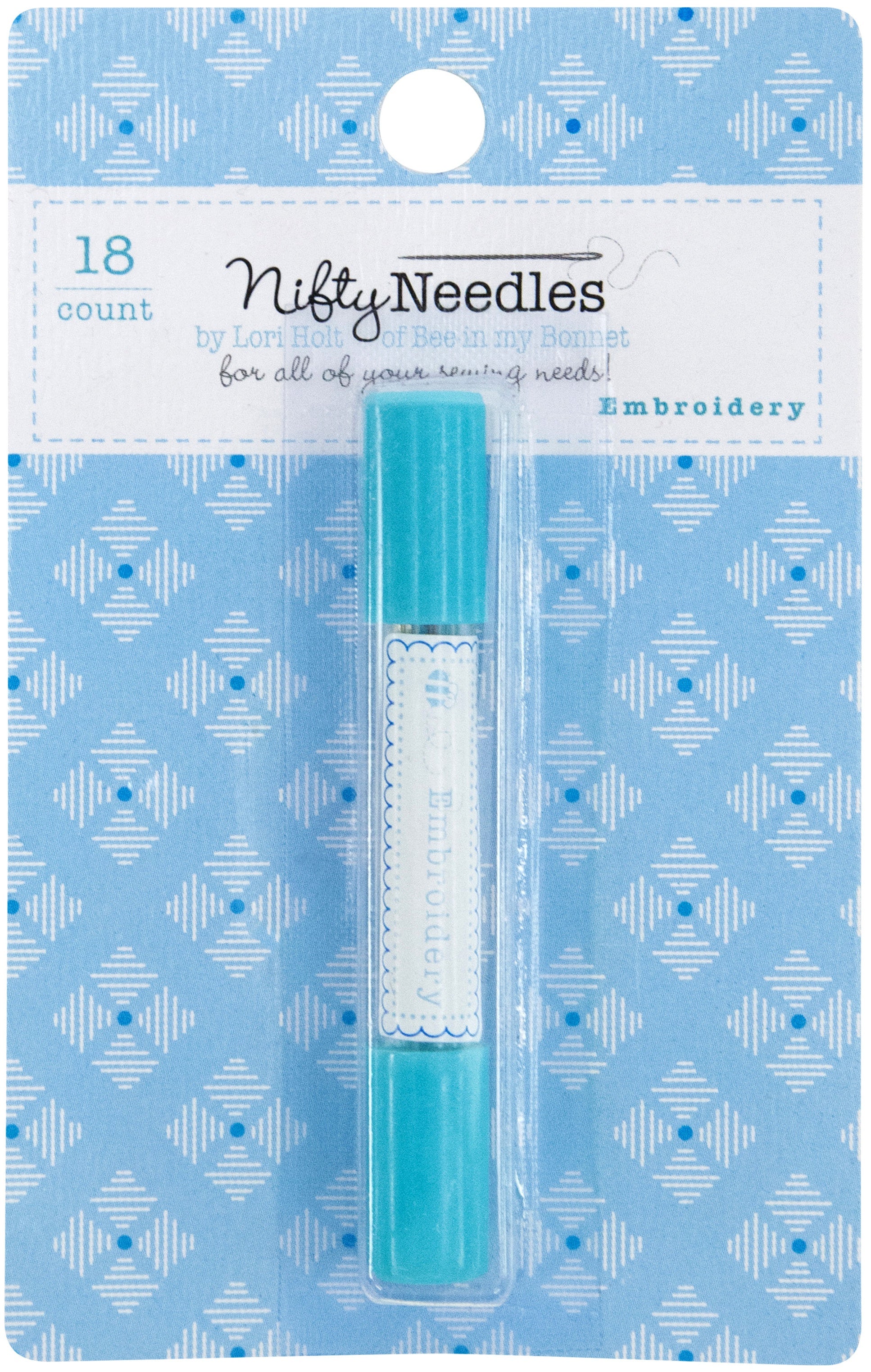Riley Blake Nifty Needles Tube  Embroidery 18/Pkg