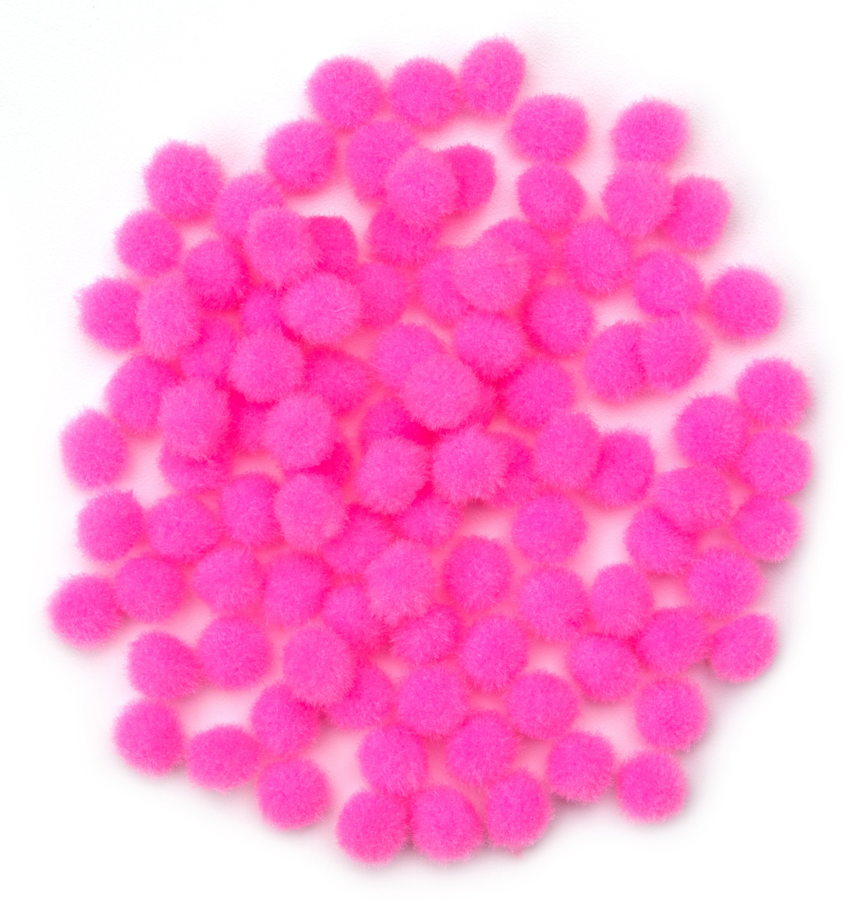 Pom-Poms 10mm 100/Pkg Light Pink