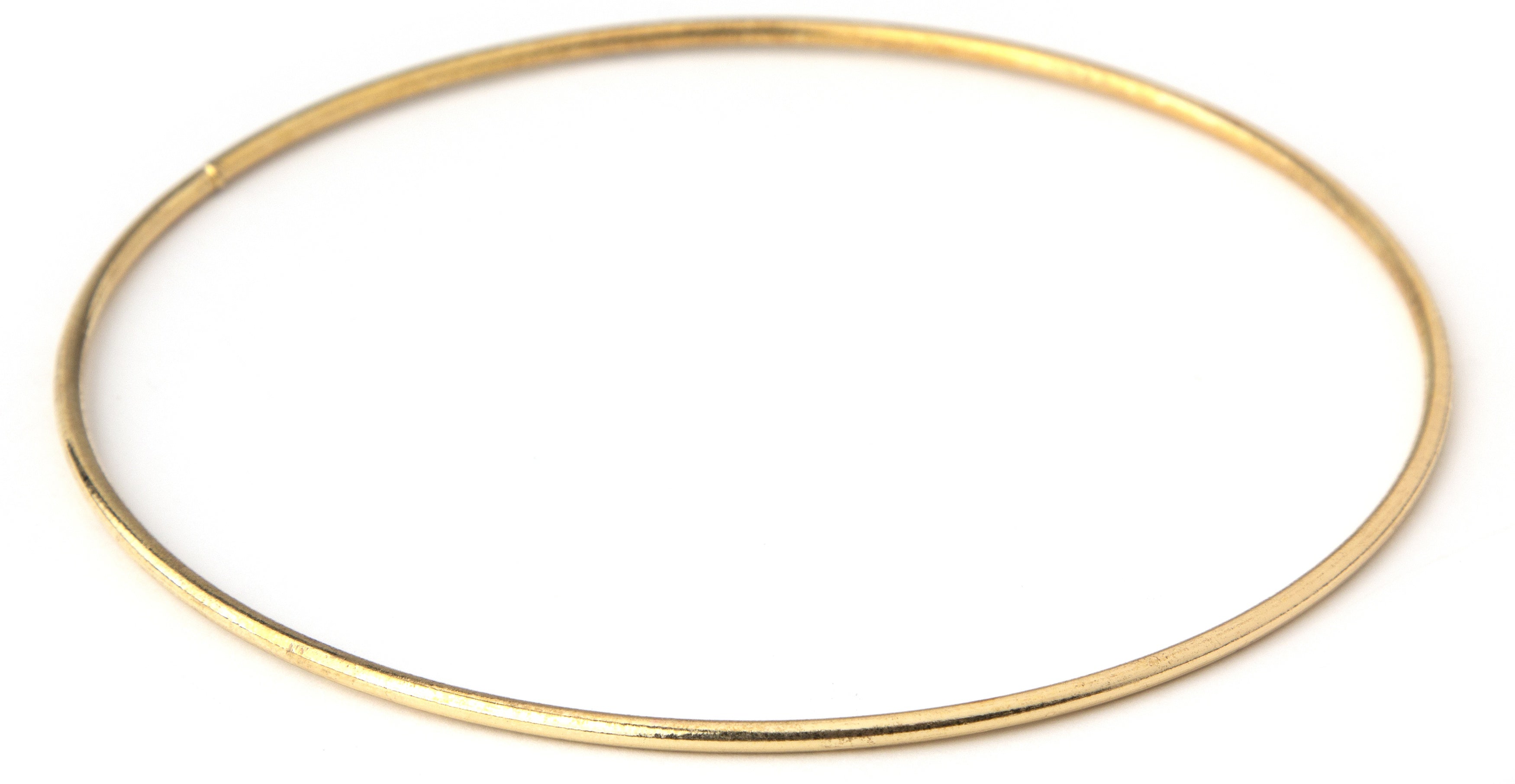 Metal Macrame Ring 14" Gold
