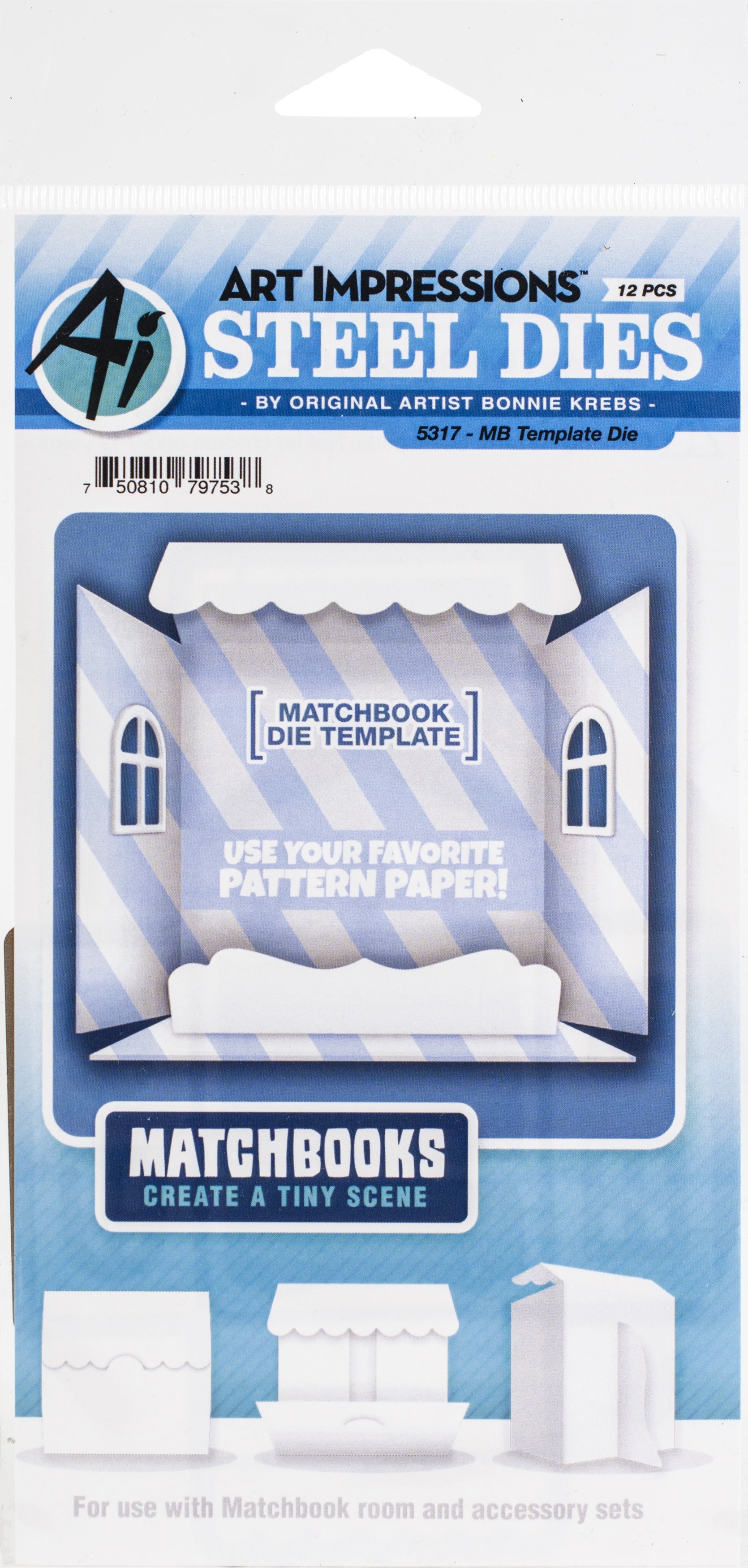 Art Impressions Matchbooks Template Dies  