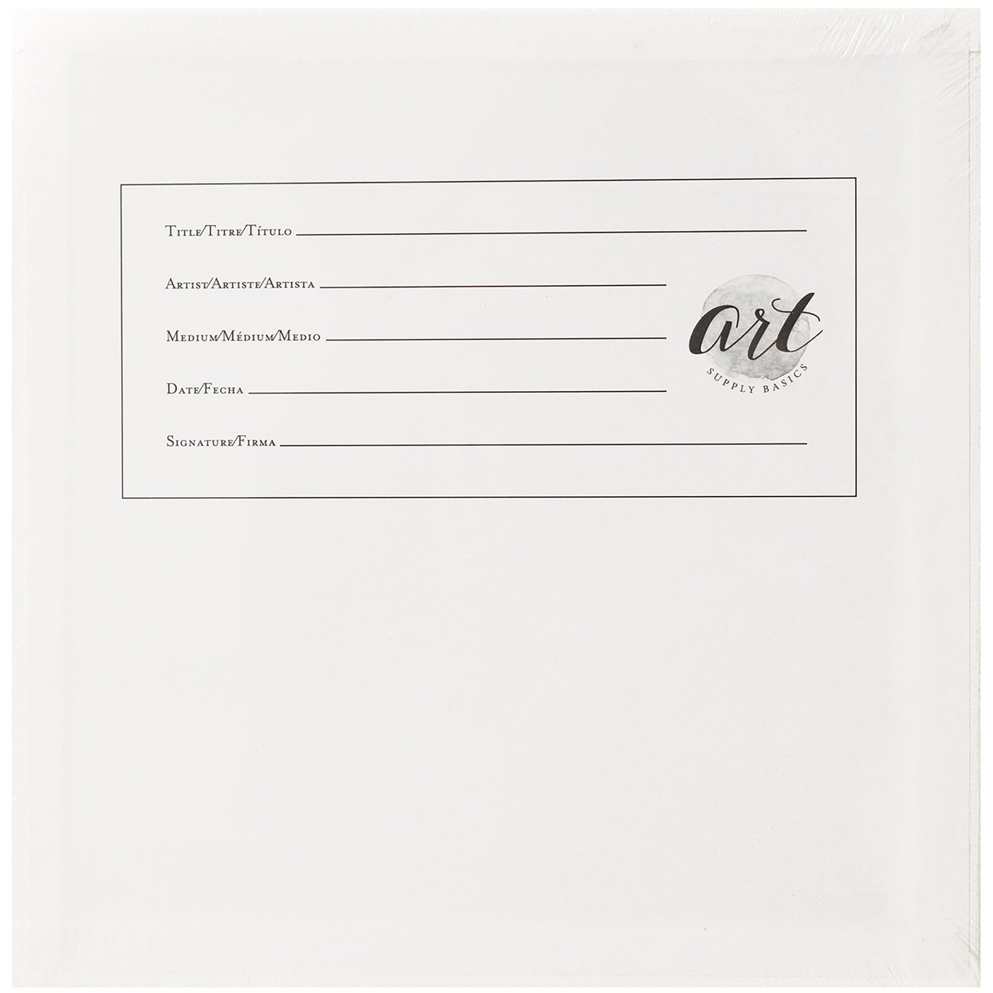 Art Supply Basics Panel Pack Canvas 5/Pkg 8"X8"