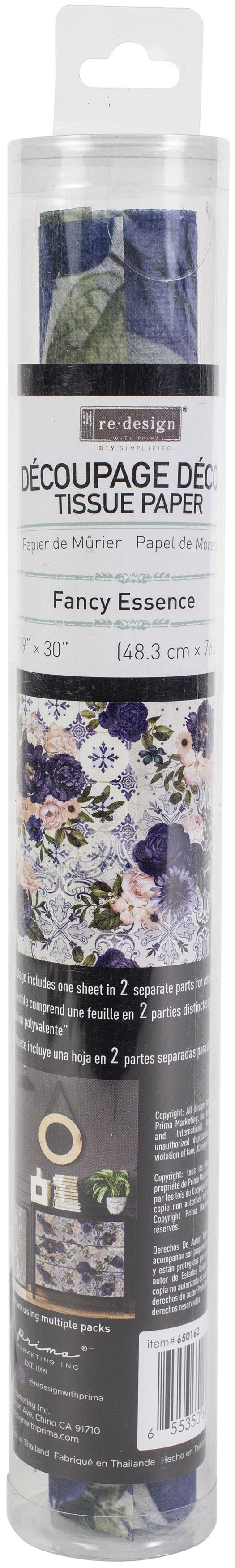 Prima Re-Design Decoupage Decor Tissue Paper 19"X30" 2/Pkg Fancy Essence