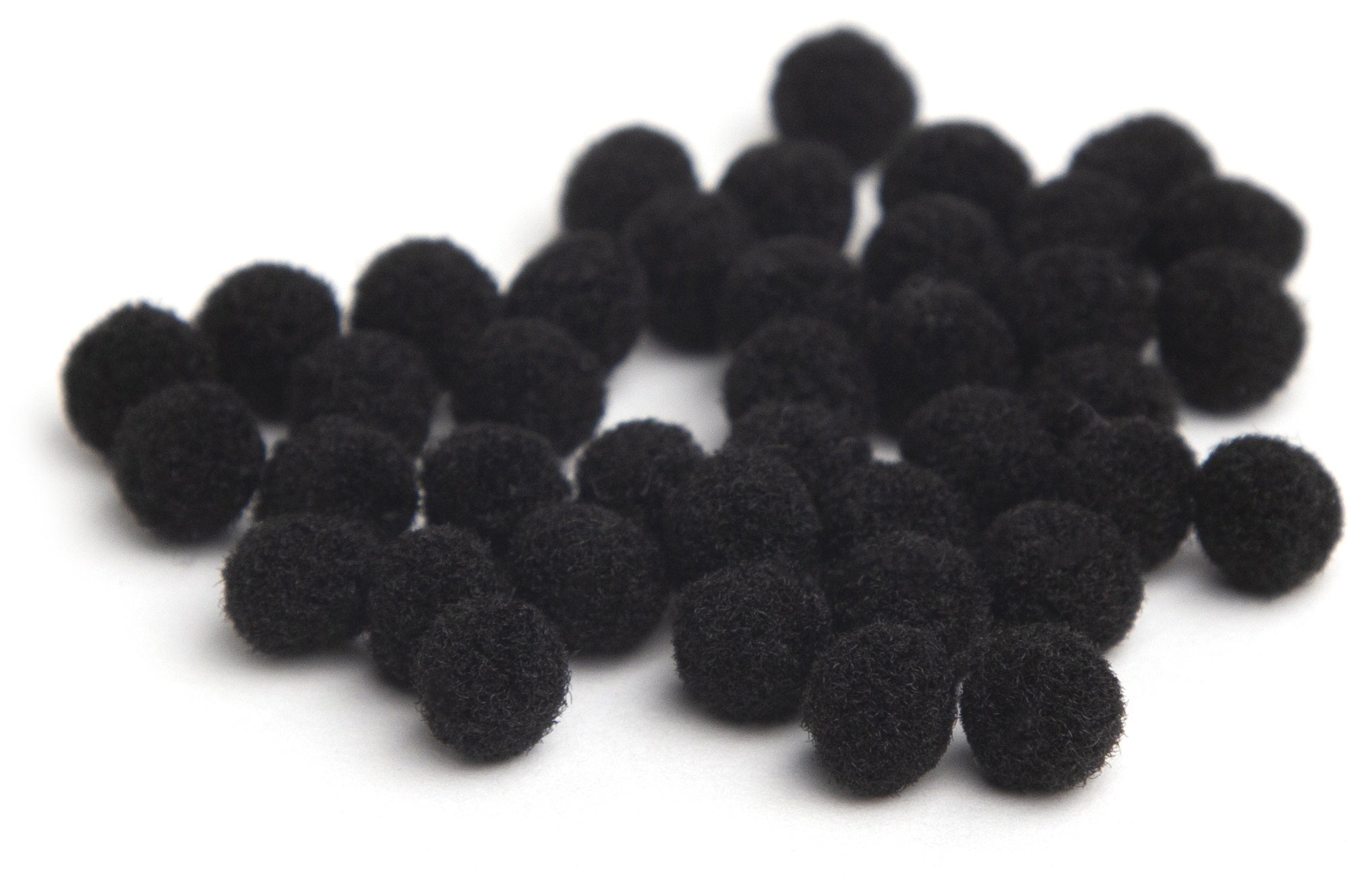 Pom-Poms 5mm 40/Pkg Black