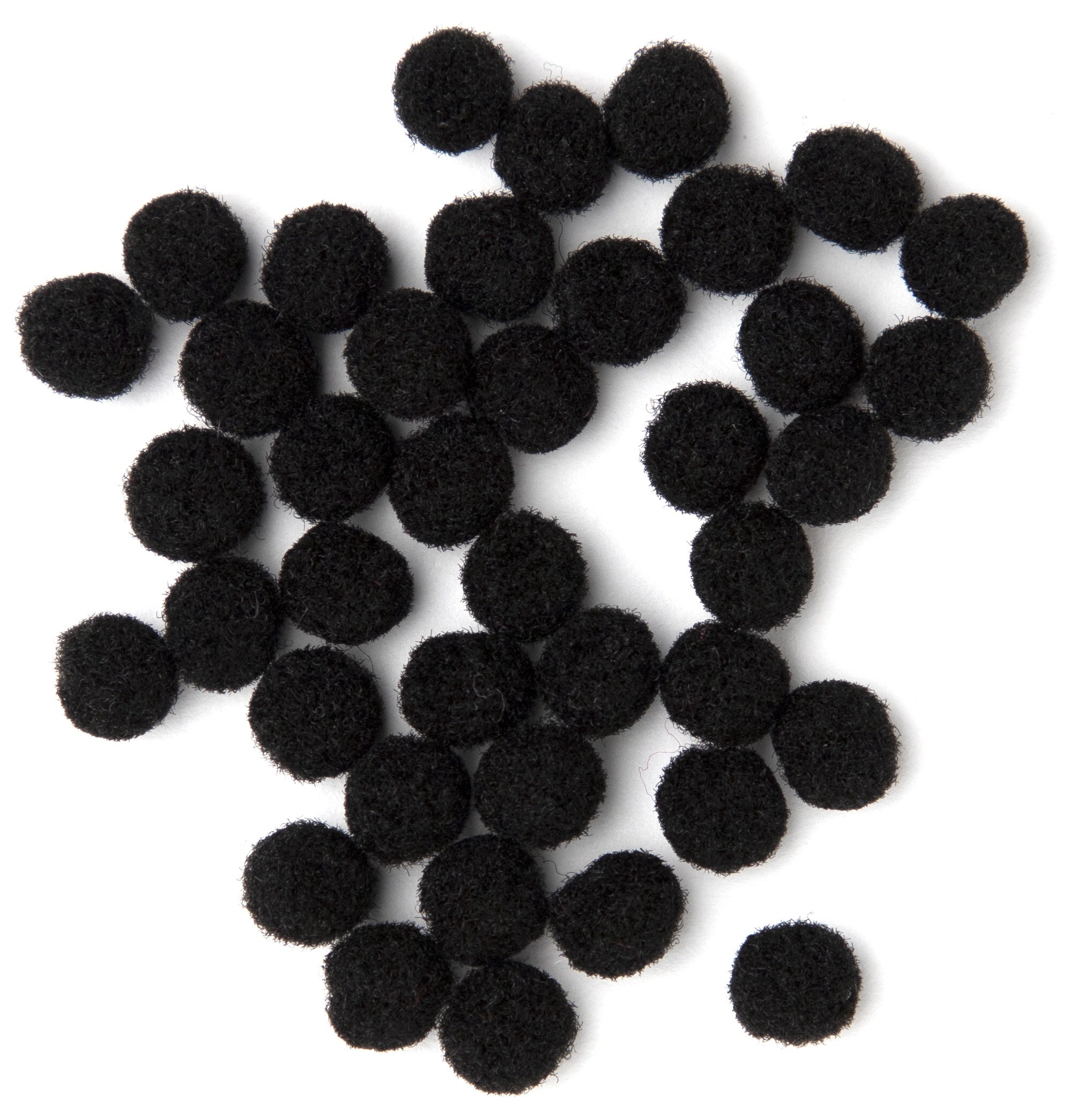 Pom-Poms 5mm 40/Pkg Black