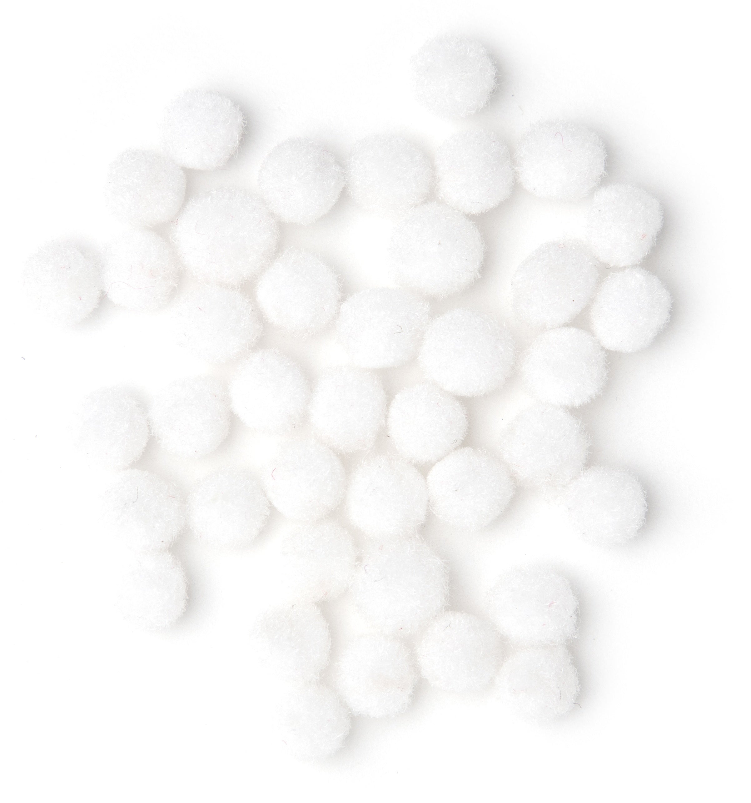 Pom-Poms 5mm 40/Pkg White