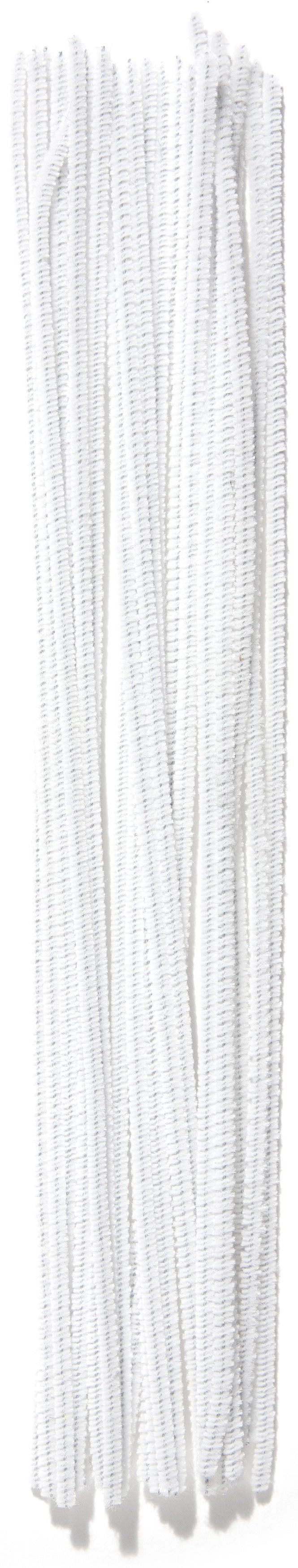 Chenille Stems 3mmx12" 25/Pkg White