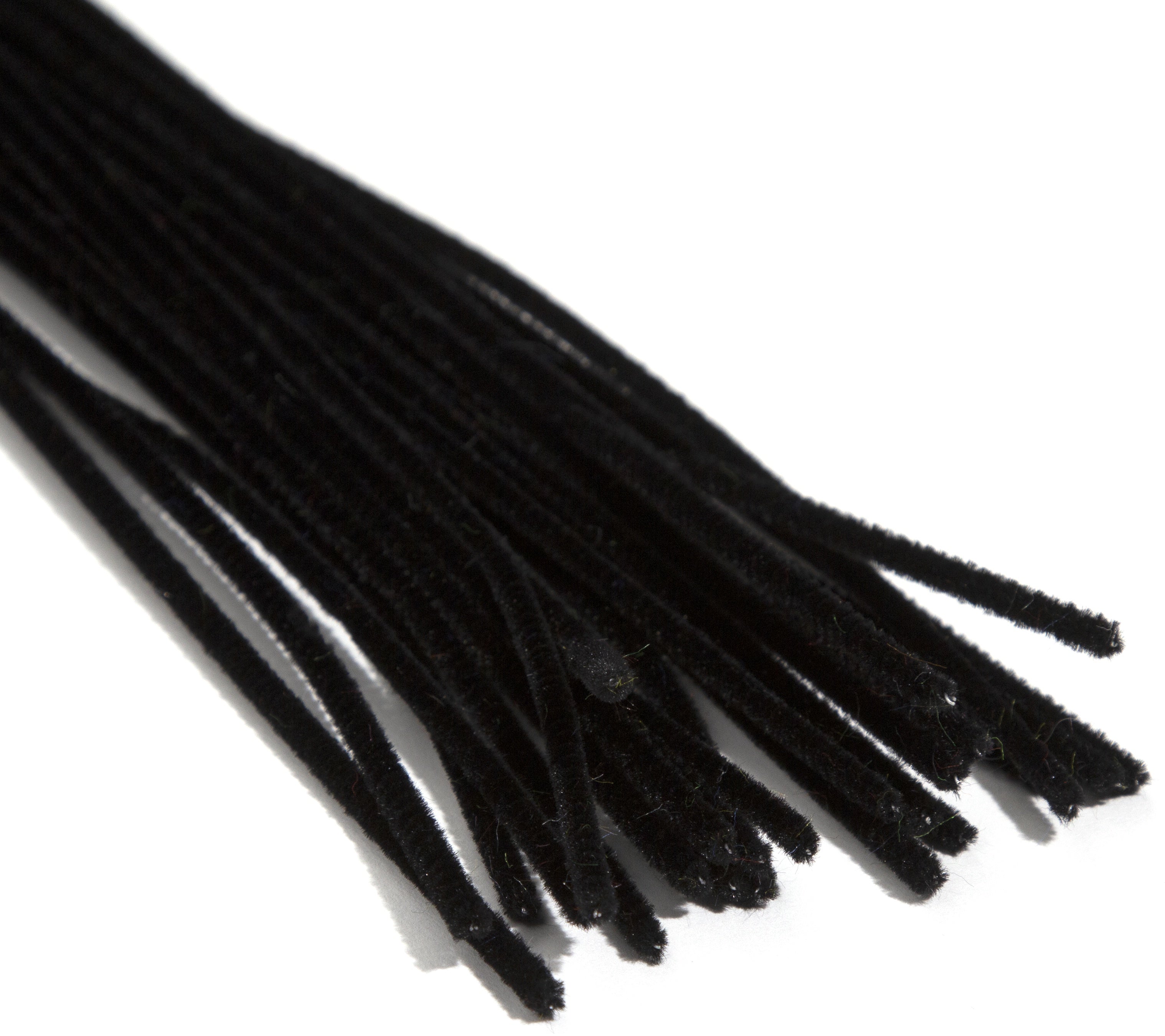Chenille Stems 3mmx12" 25/Pkg Black