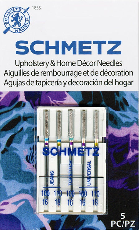 Schmetz Upholstery & Home Decor Needles Assorted 5/Pkg