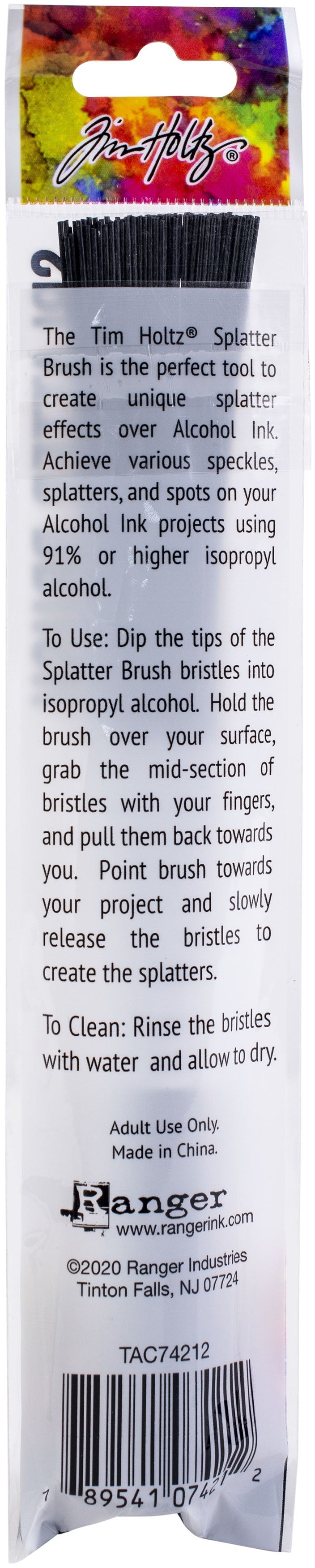 Tim Holtz Distress Alcohol Ink Splatter Brush 