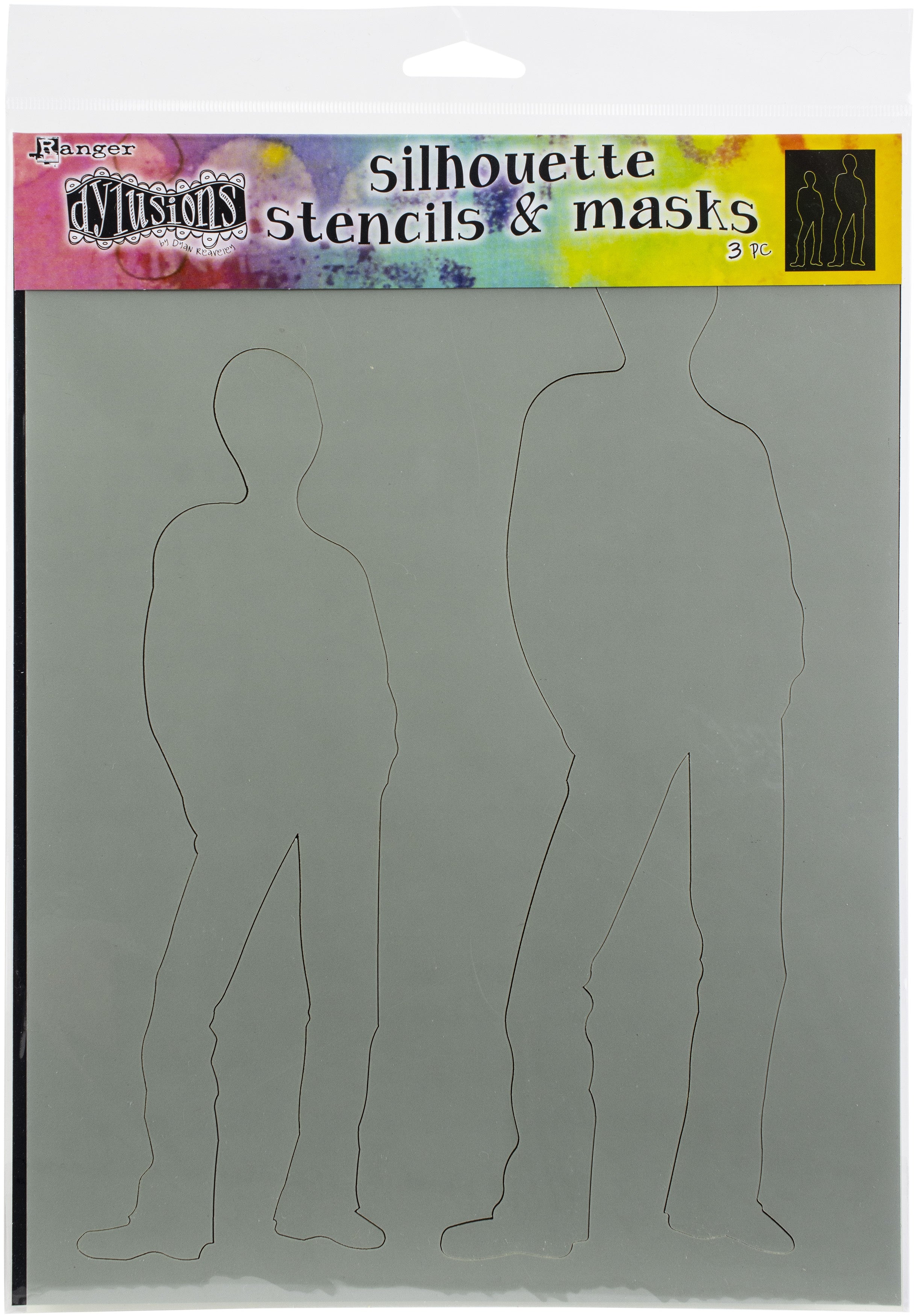 Dyan Reaveley's Dylusions Stencils 9"X12" Tom