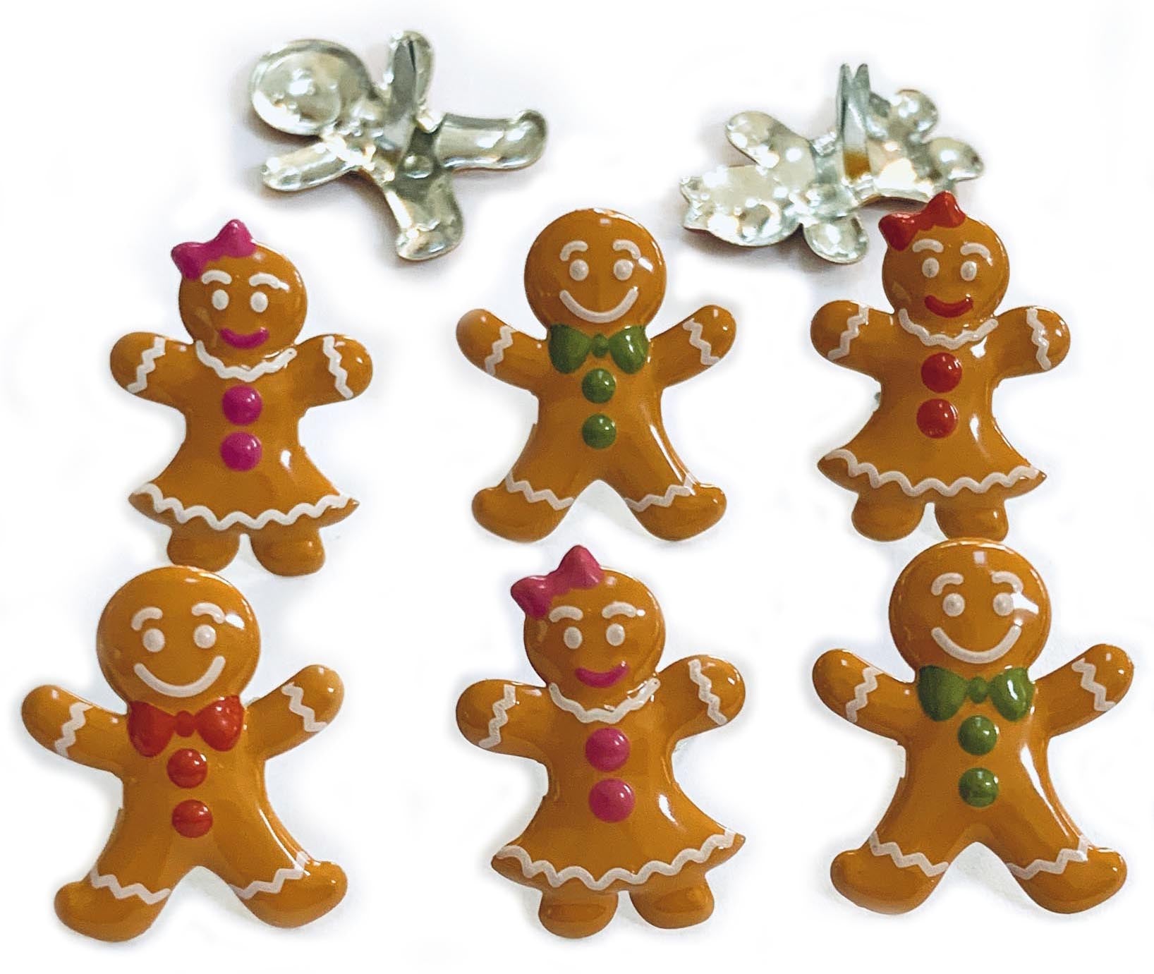 Eyelet Outlet Shape Brads 12/Pkg Gingerbread