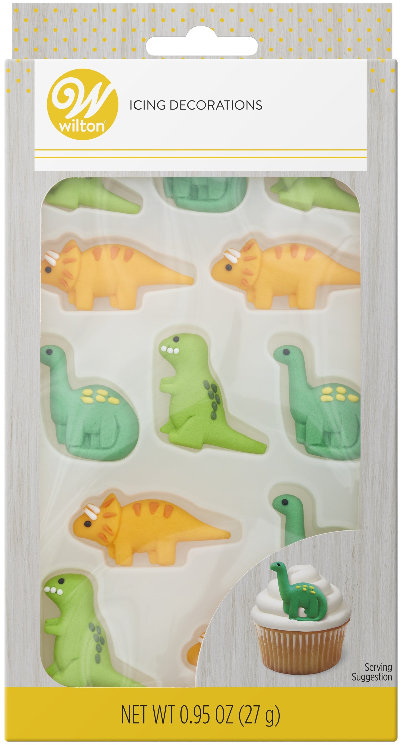 Royal Icing Decorations 12/Pkg Dinosaurs