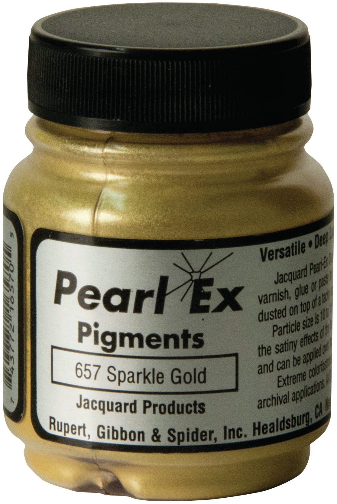 Jacquard Pearl Ex Powdered Pigment .75oz Sparkle Gold
