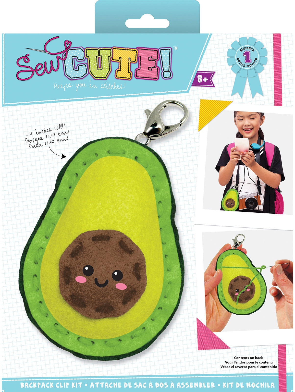 Sew Cute! Needlepoint Kit Mini Avocado
