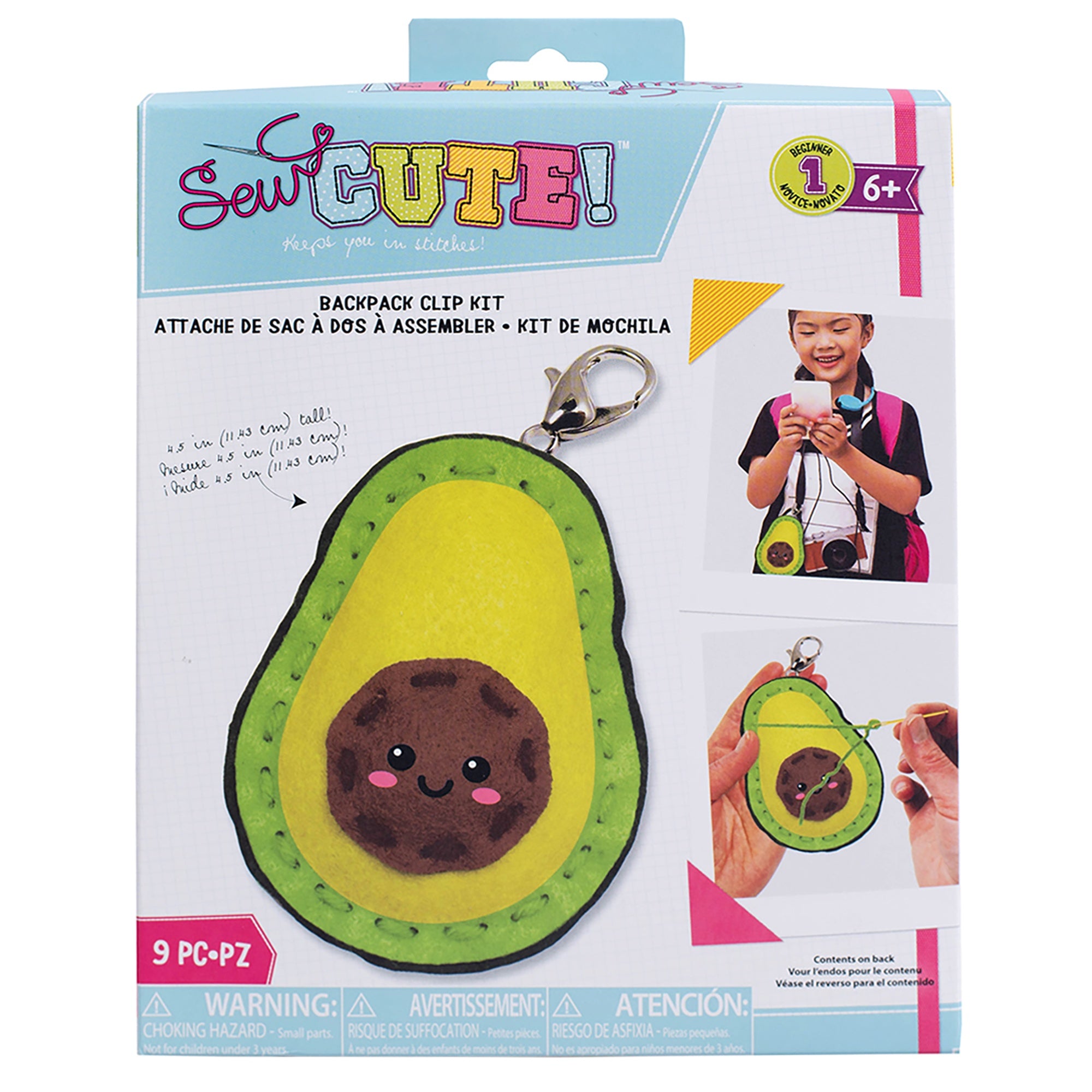 Sew Cute! Needlepoint Kit Mini Avocado