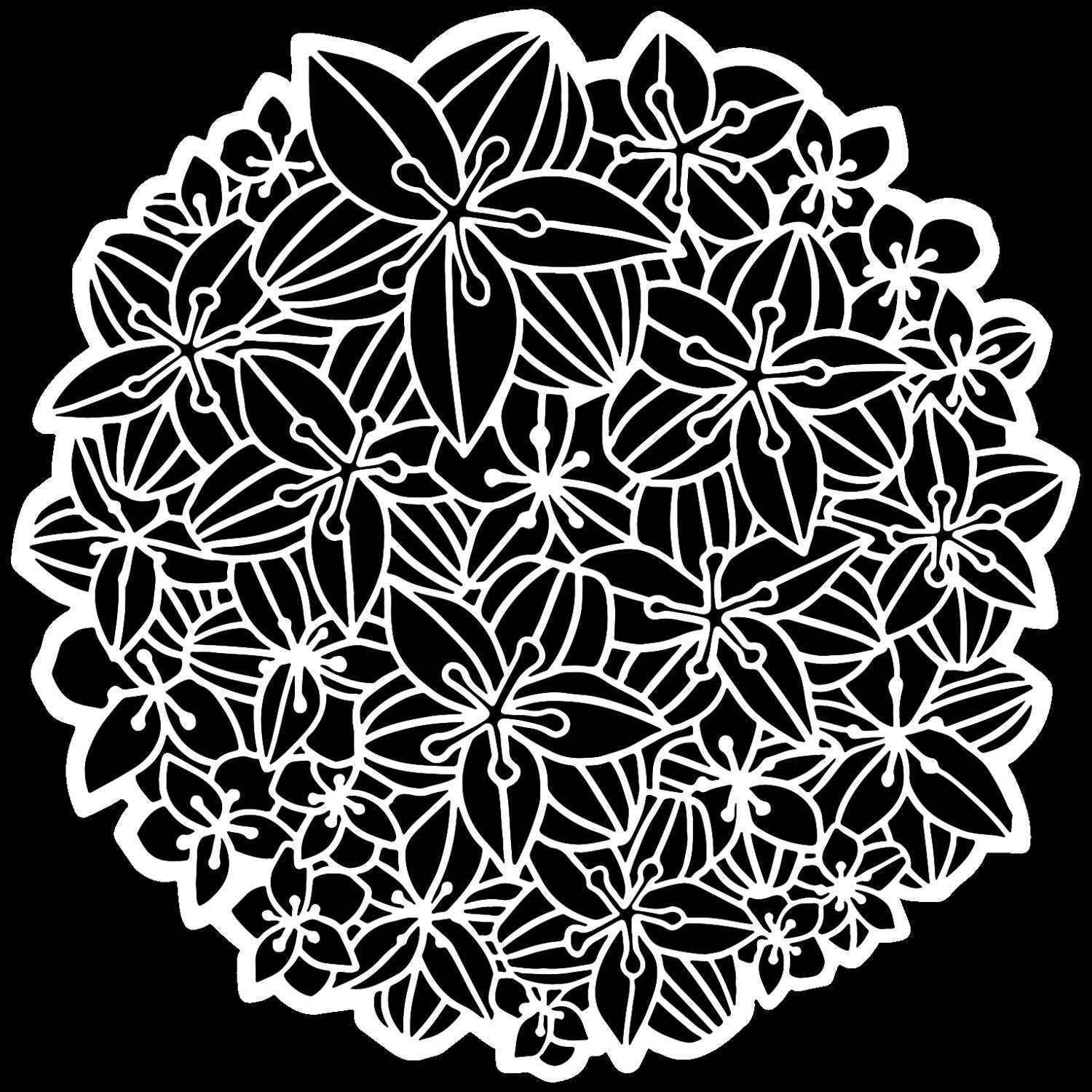 Crafter's Workshop Template 6"X6" Peruvian Lily