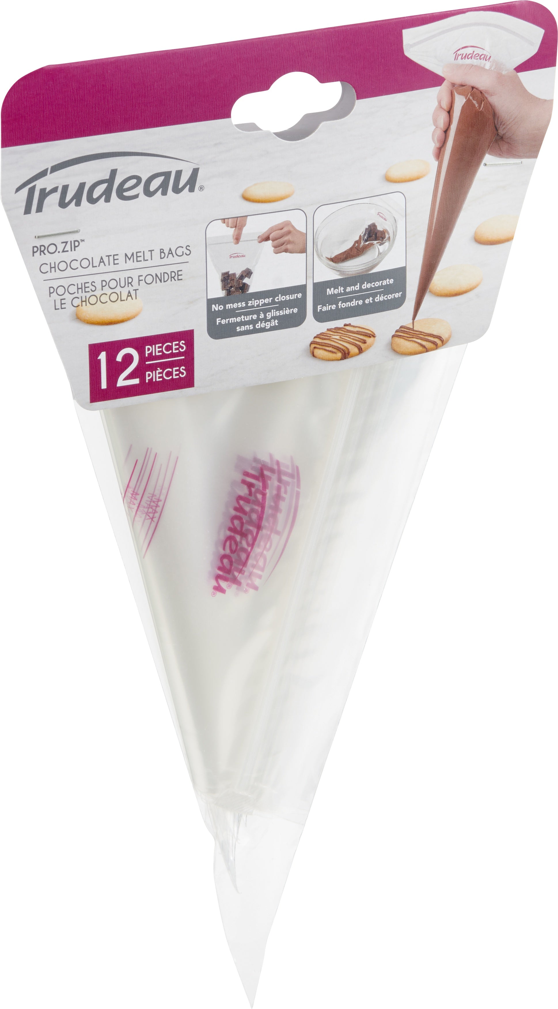 Pro Zip Chocolate Melt Bags 12" 