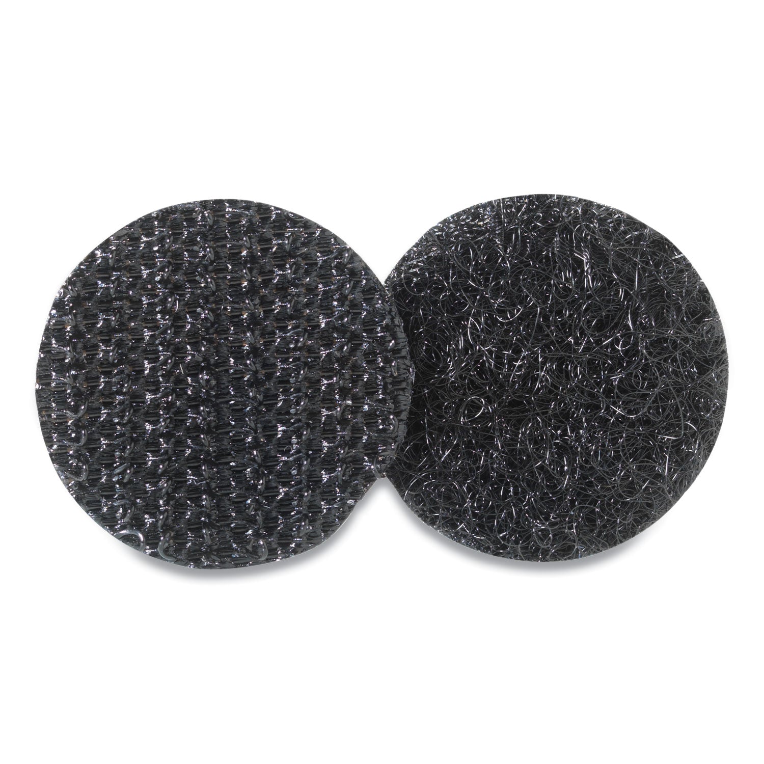 VELCRO(R) Brand STICKY BACK Coins 5/8" 15/Pkg Black