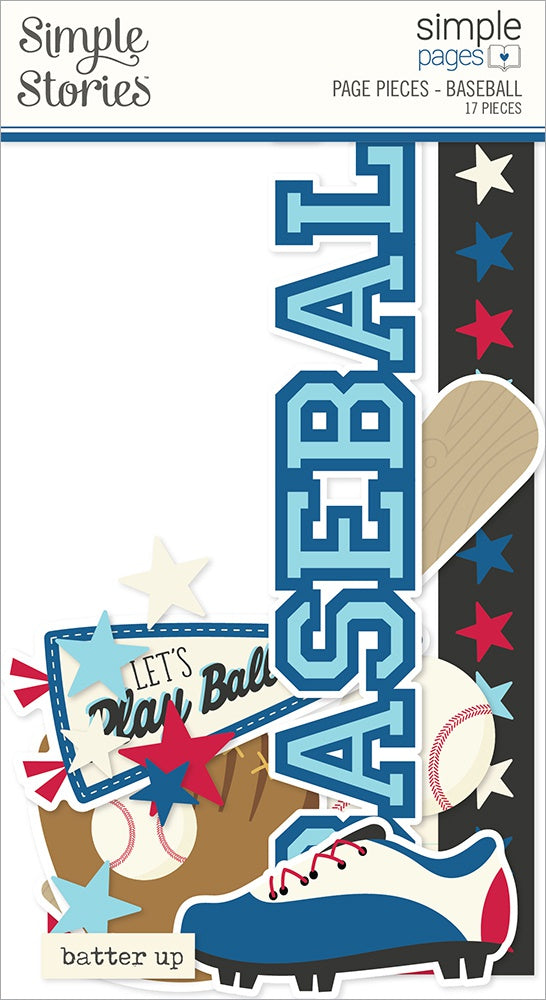 Simple Stories Simple Pages Page Pieces Baseball