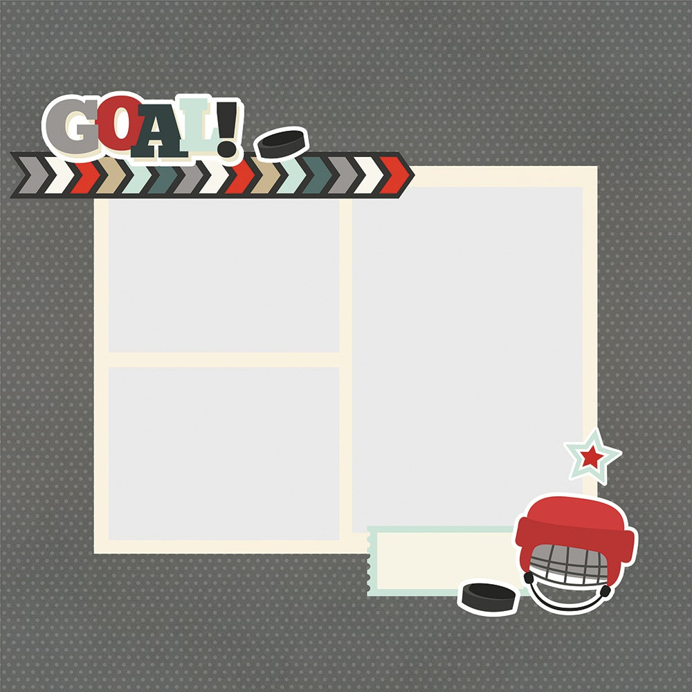 Simple Stories Simple Pages Page Pieces Hockey