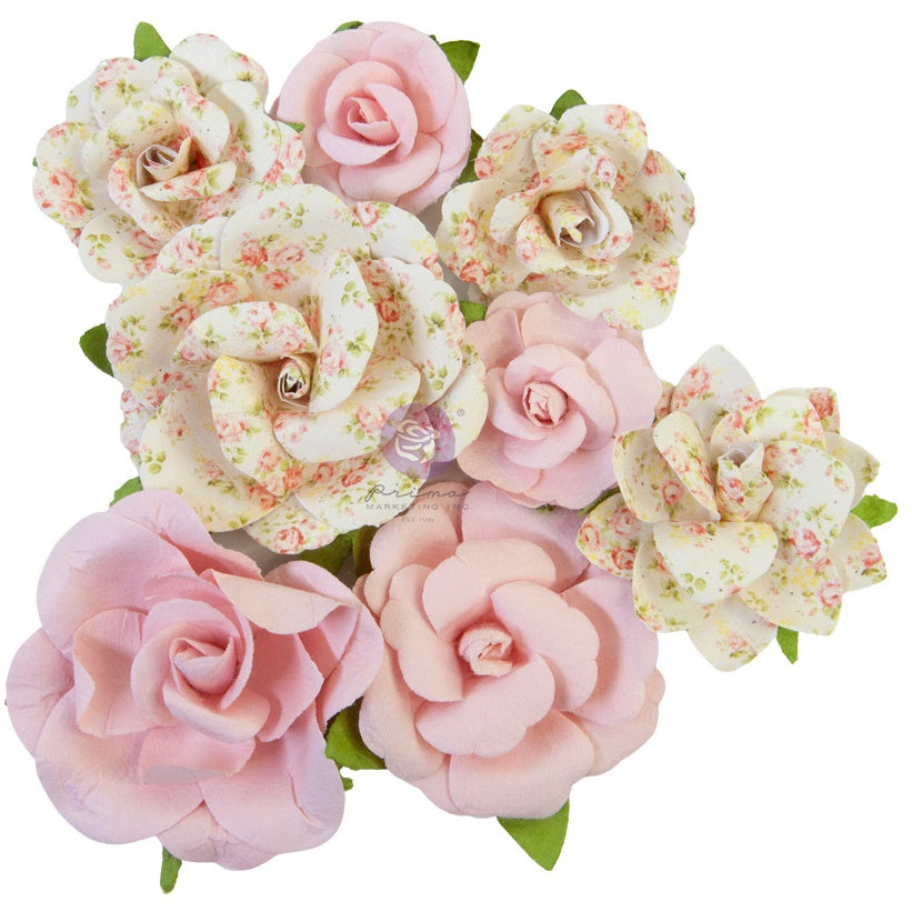 Prima Marketing Mulberry Paper Flowers Friends Always/My Sweet