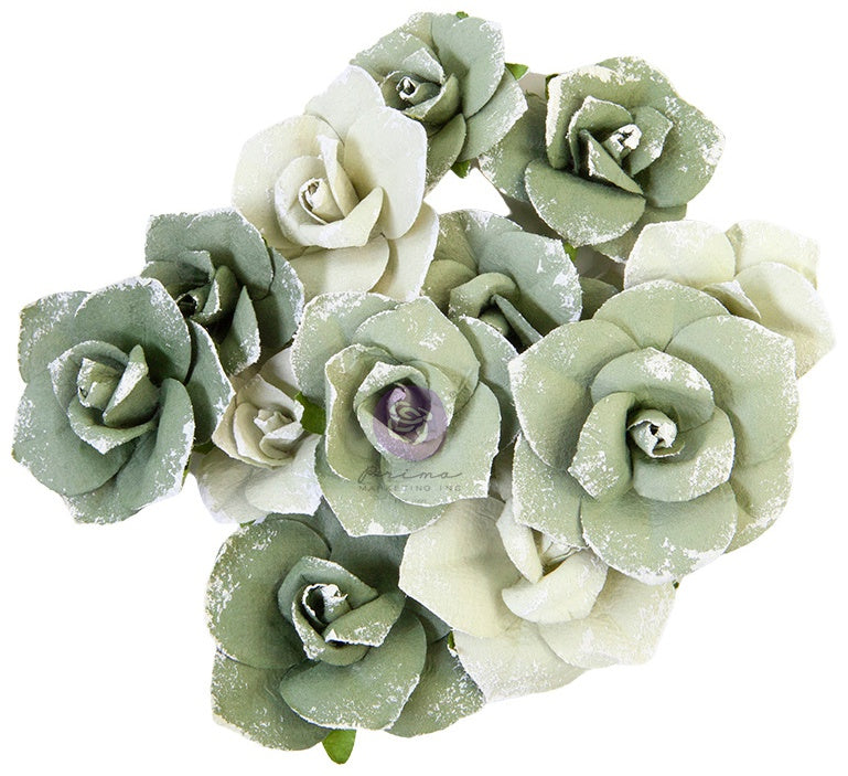 Prima Marketing Mulberry Paper Flowers Courage/Diamond