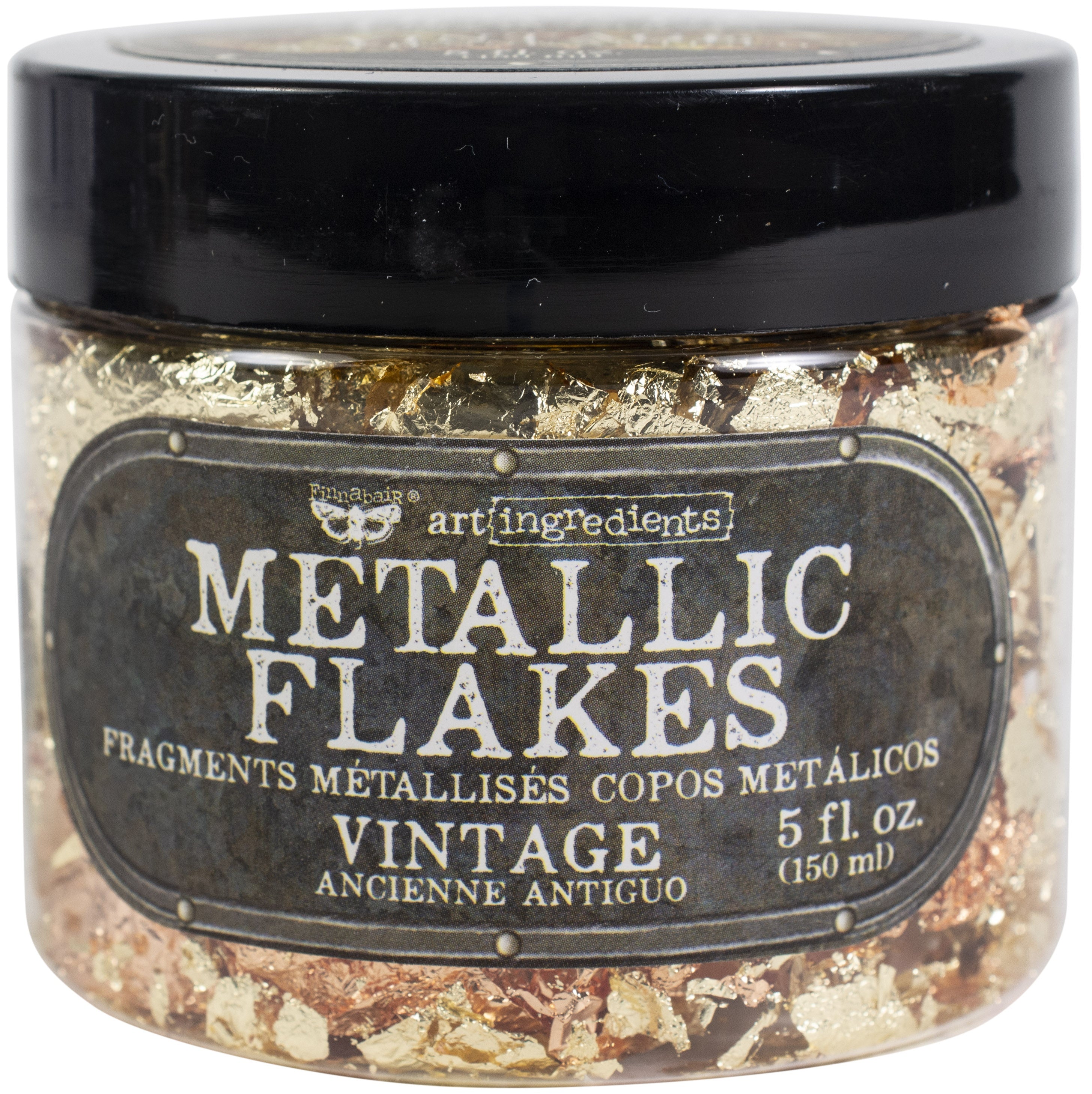 Finnabair Art Ingredients Metal Flakes 150ml-Vintage