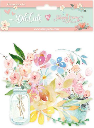 Stamperia Die-Cuts Circle Of Love Flowers
