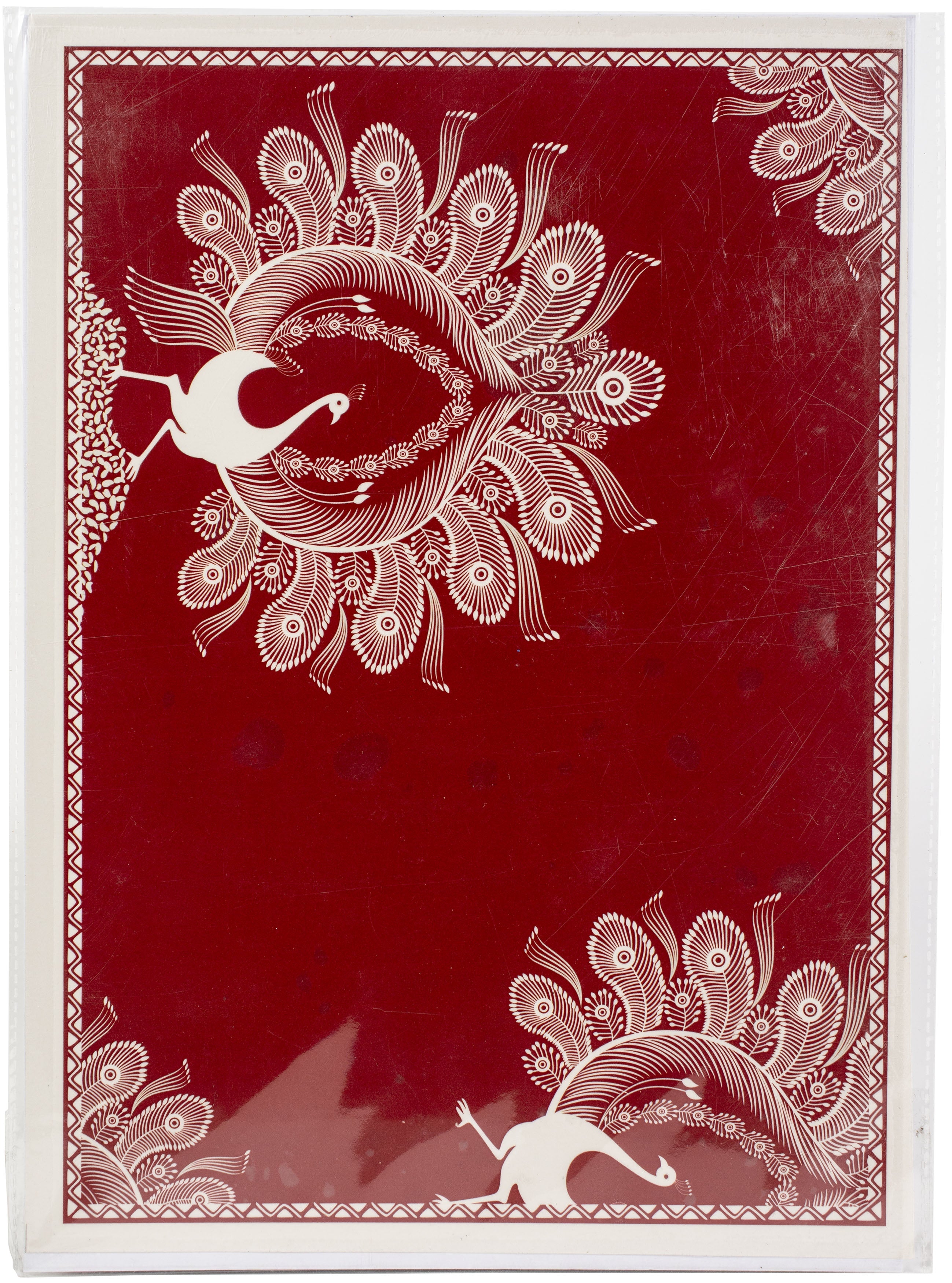 Dress My Craft Transfer Me Sheet A4 Dancing Peacock