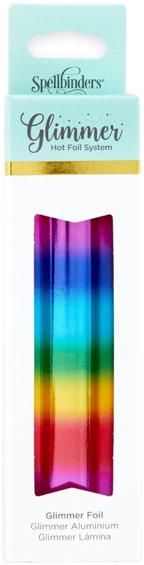 Spellbinders Glimmer Foil Mini Rainbow Stripe