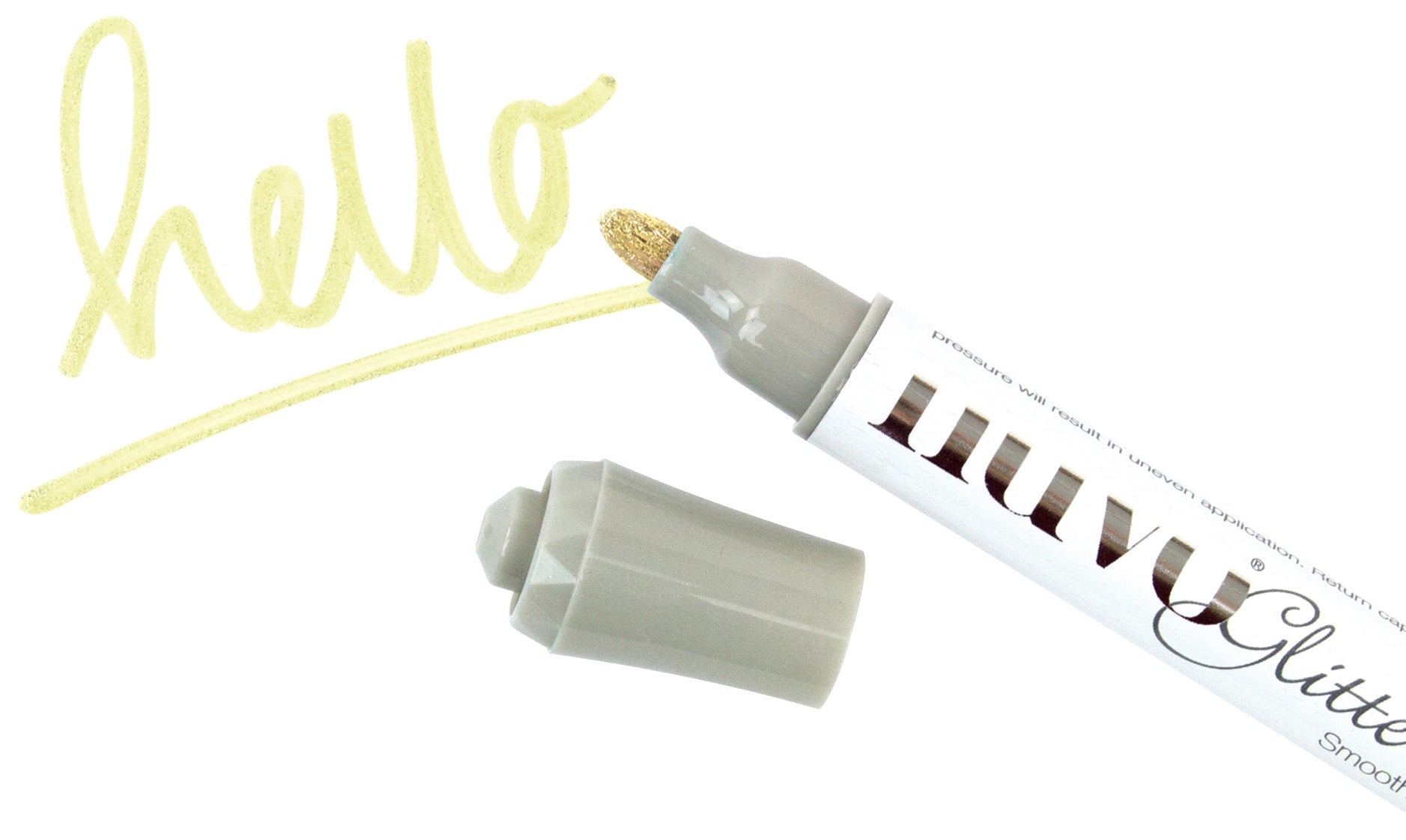 Nuvo Glitter Markers Lemon Drizzle
