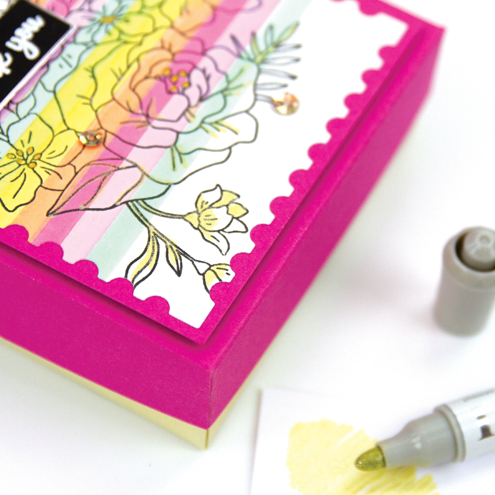 Nuvo Glitter Markers Lemon Drizzle