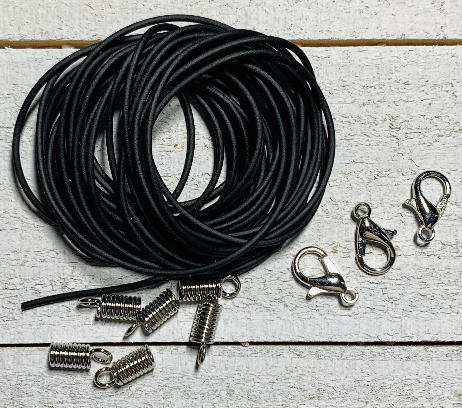 Black Cord Necklace Kit  