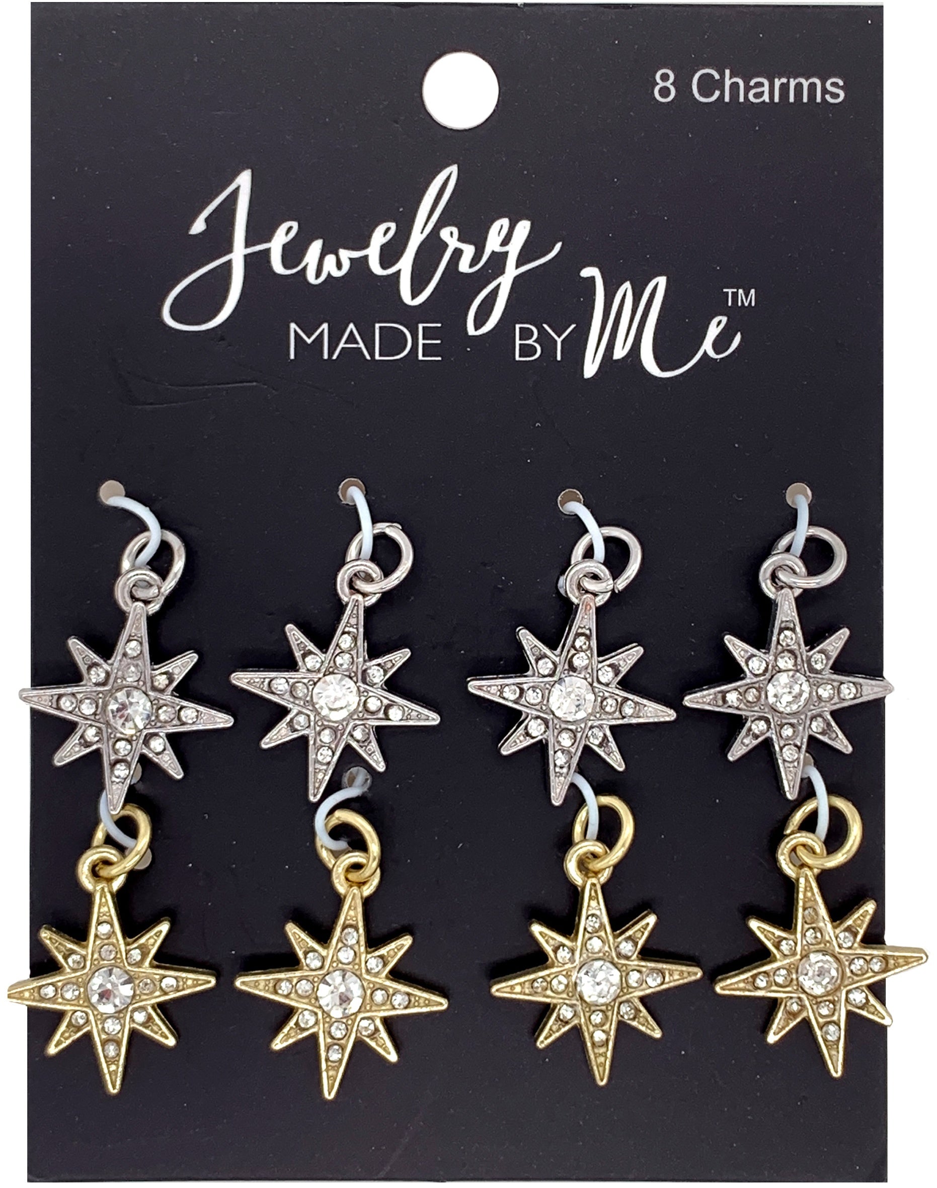 Charms 8/Pkg Stars